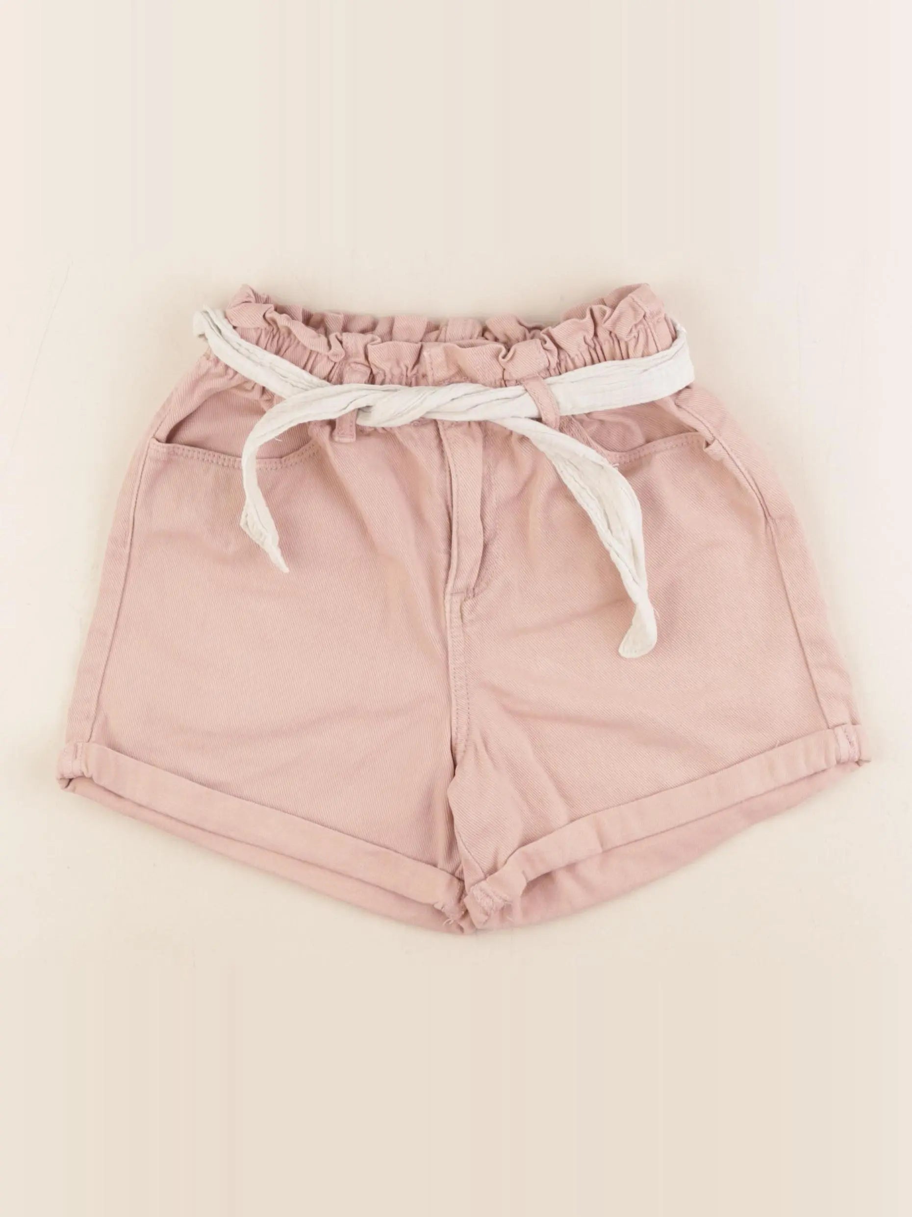 Vertbaudet - short rose - 7 ans