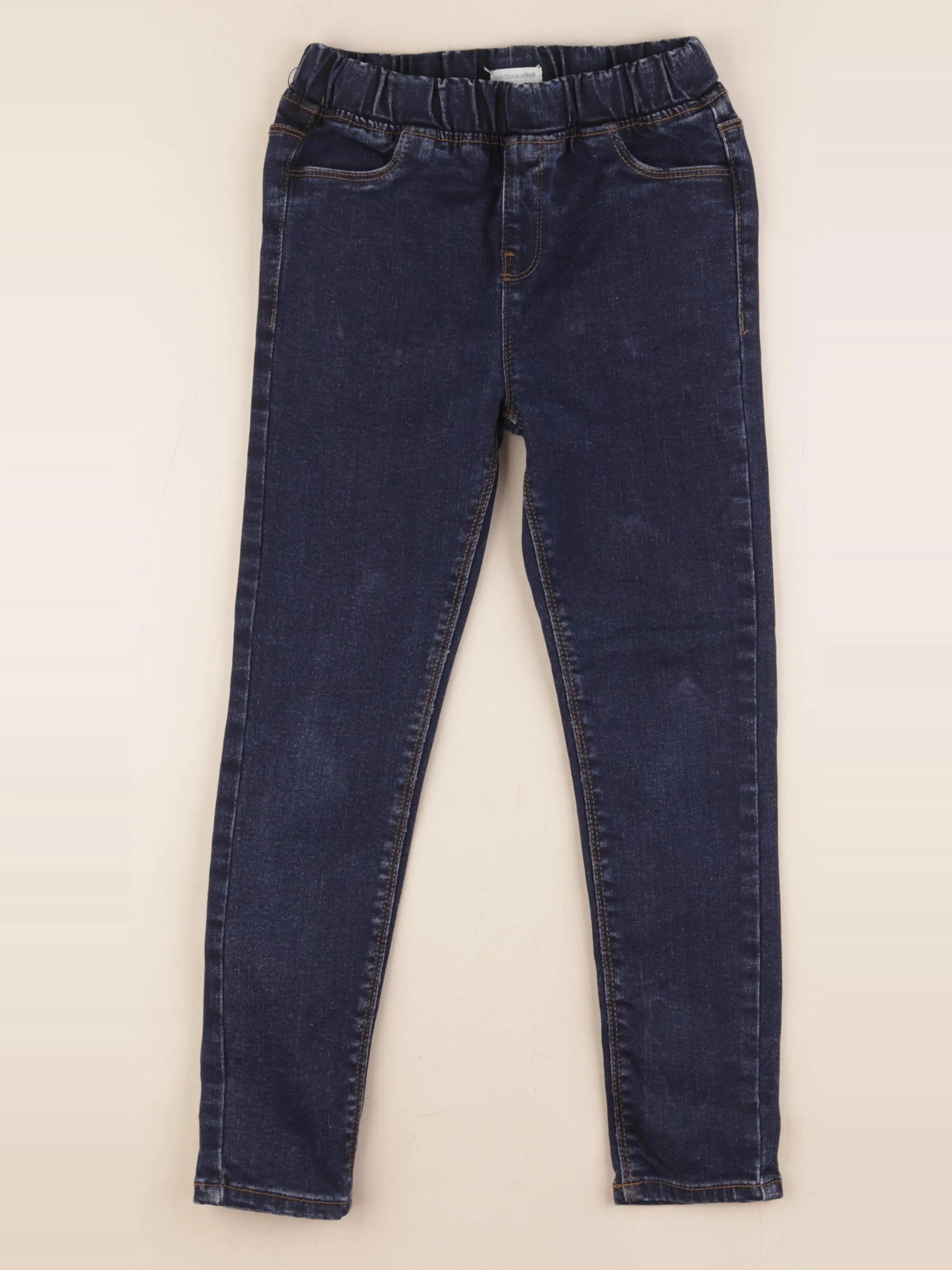 Vertbaudet - jegging bleu - 8 ans