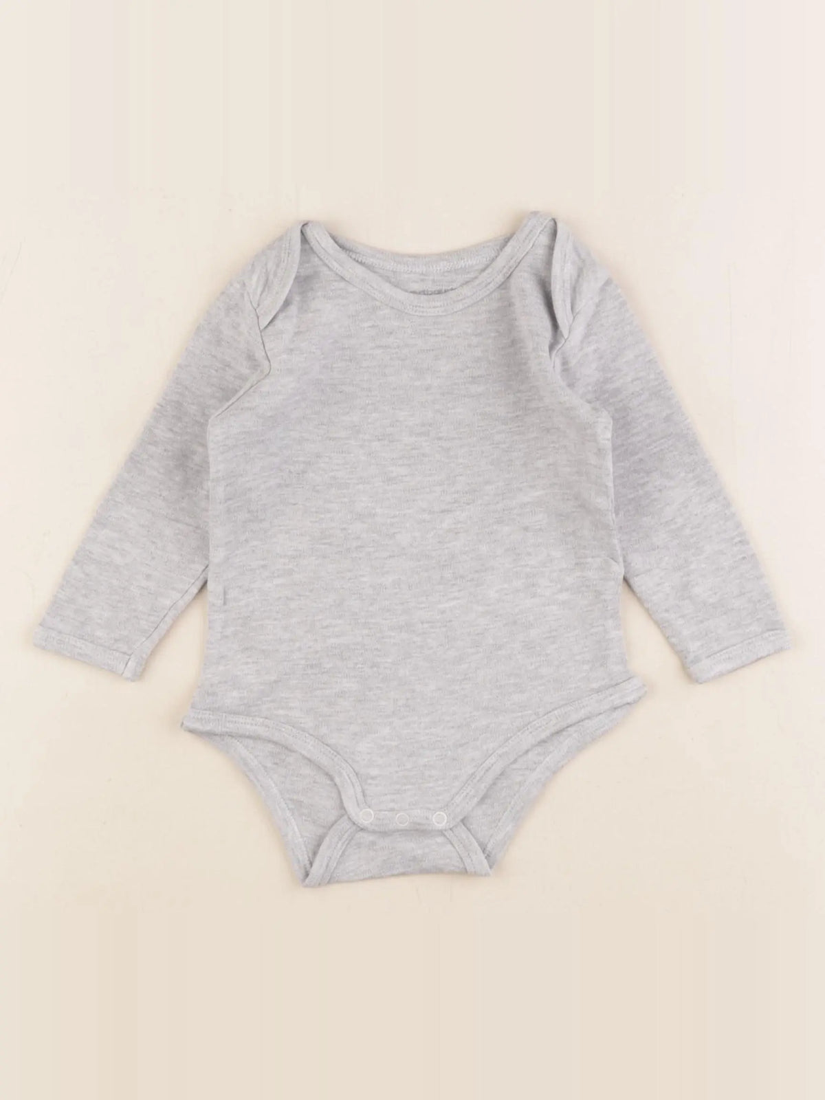 Vertbaudet - body gris - 12 mois