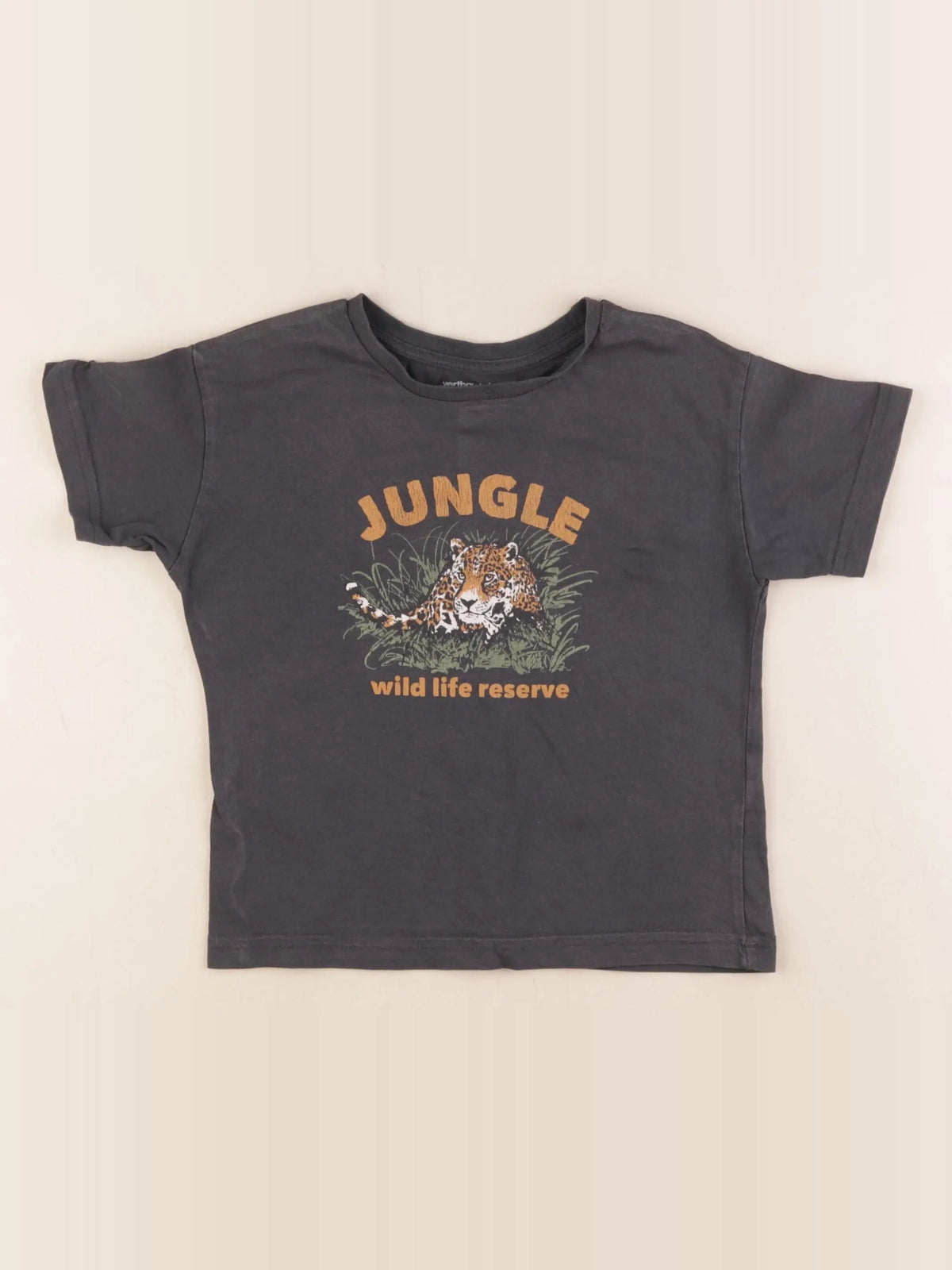Vertbaudet - tee-shirt gris - 4 ans