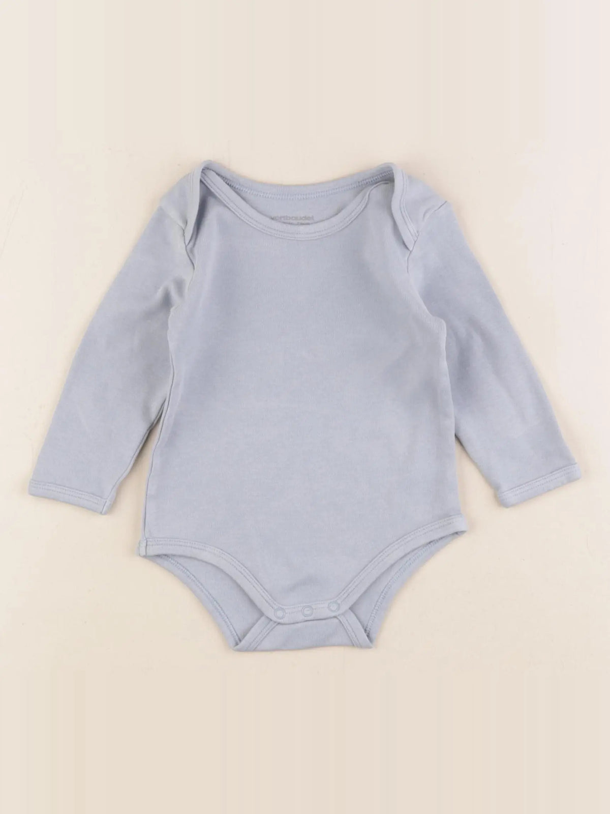 Vertbaudet - body bleu - 12 mois