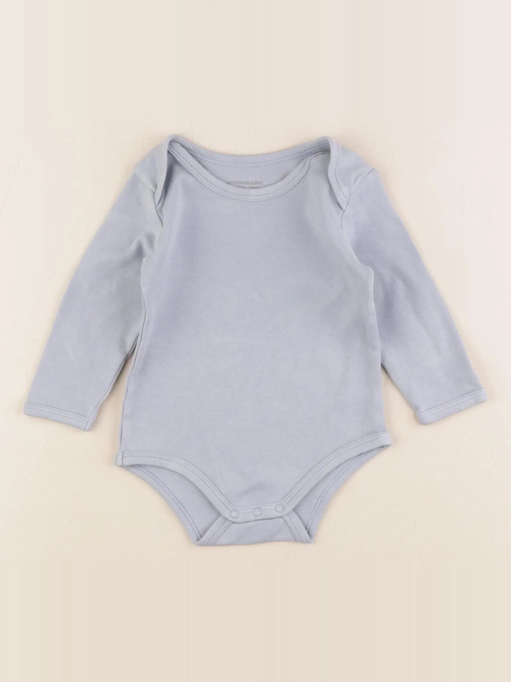 Vertbaudet - body bleu - 12 mois