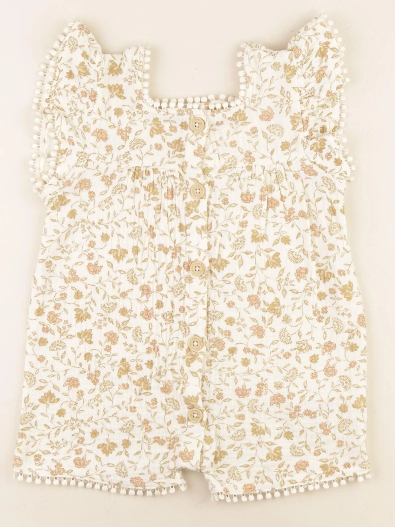 Vertbaudet - combinaison beige - 36 mois