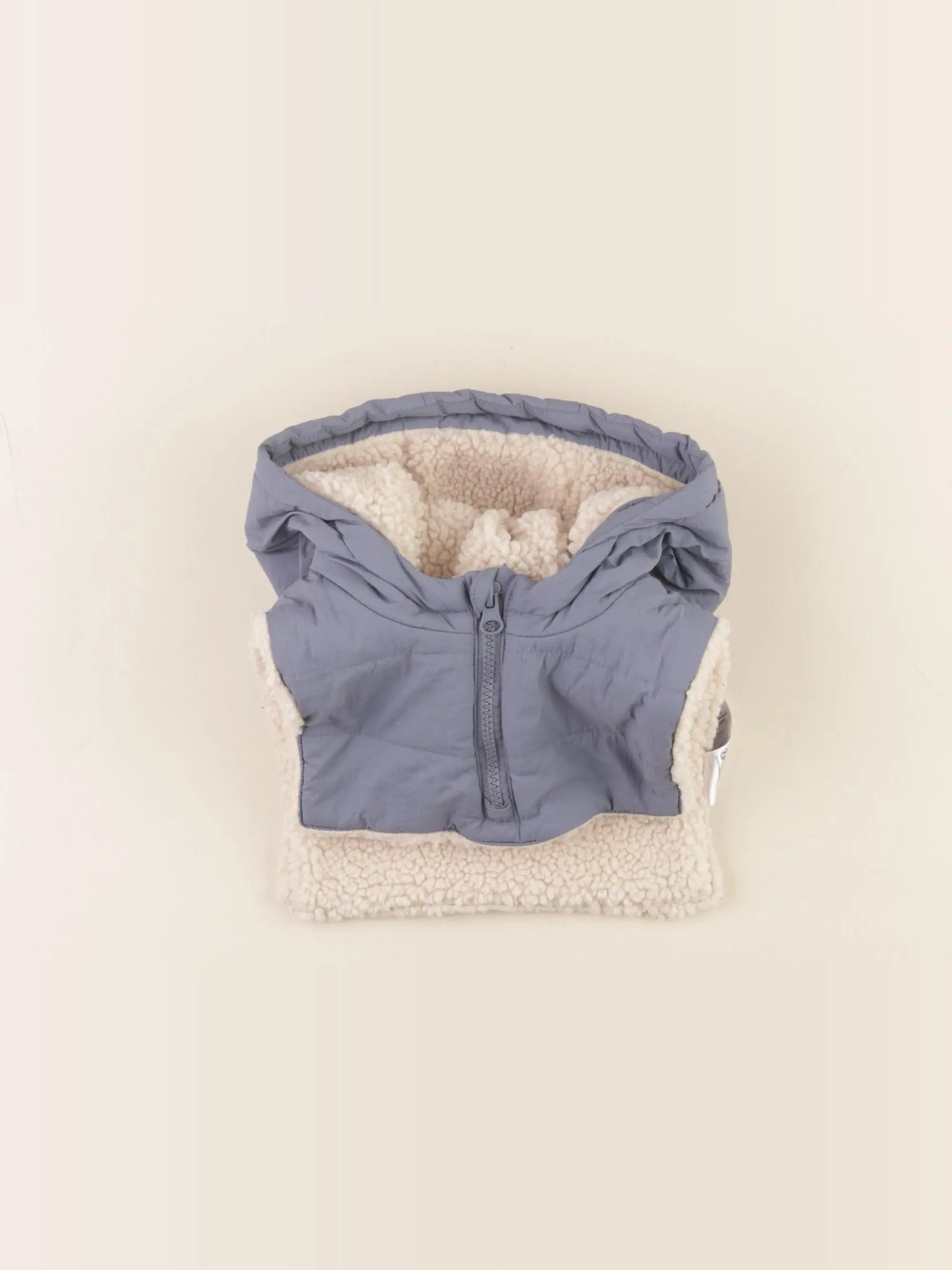 Vertbaudet - cagoule bleu - 2 ans