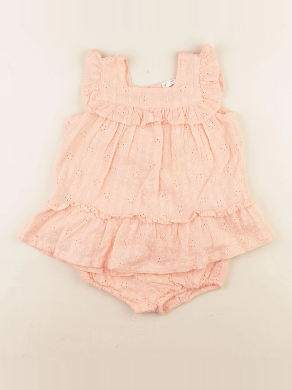 Vertbaudet - robe orange - 3 ans