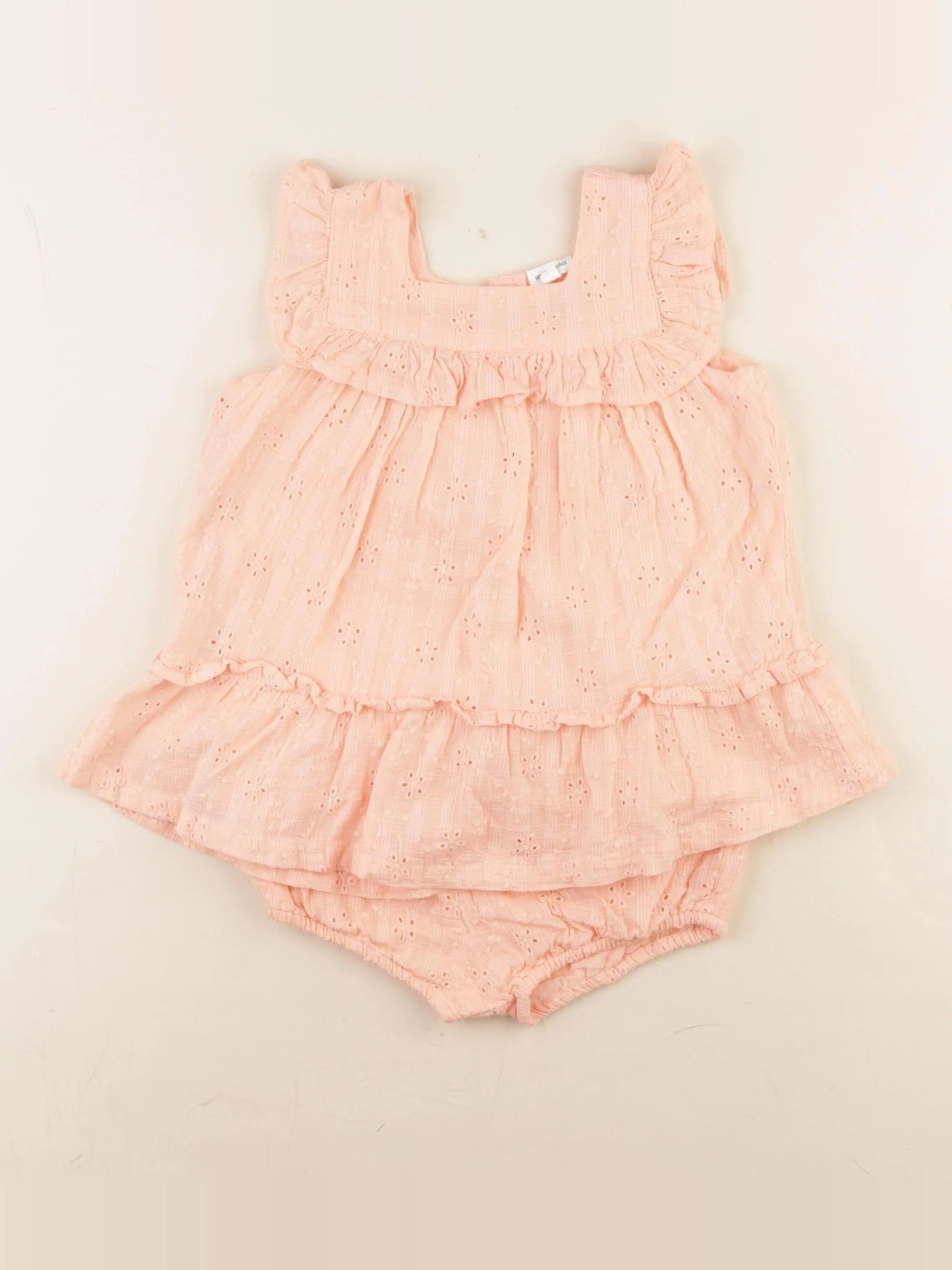 Vertbaudet - robe orange - 3 ans