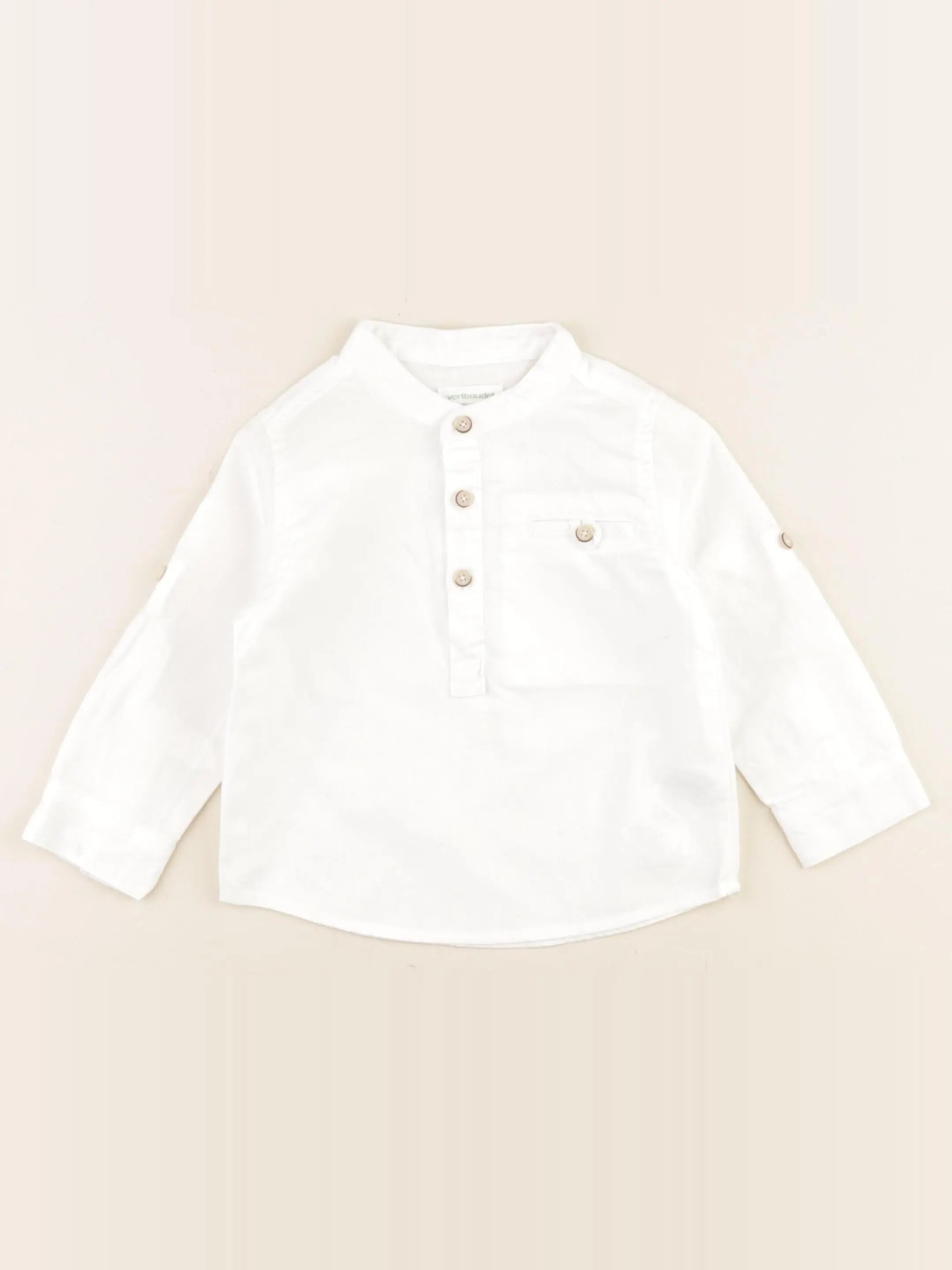 Vertbaudet - chemise blanc - 2 ans
