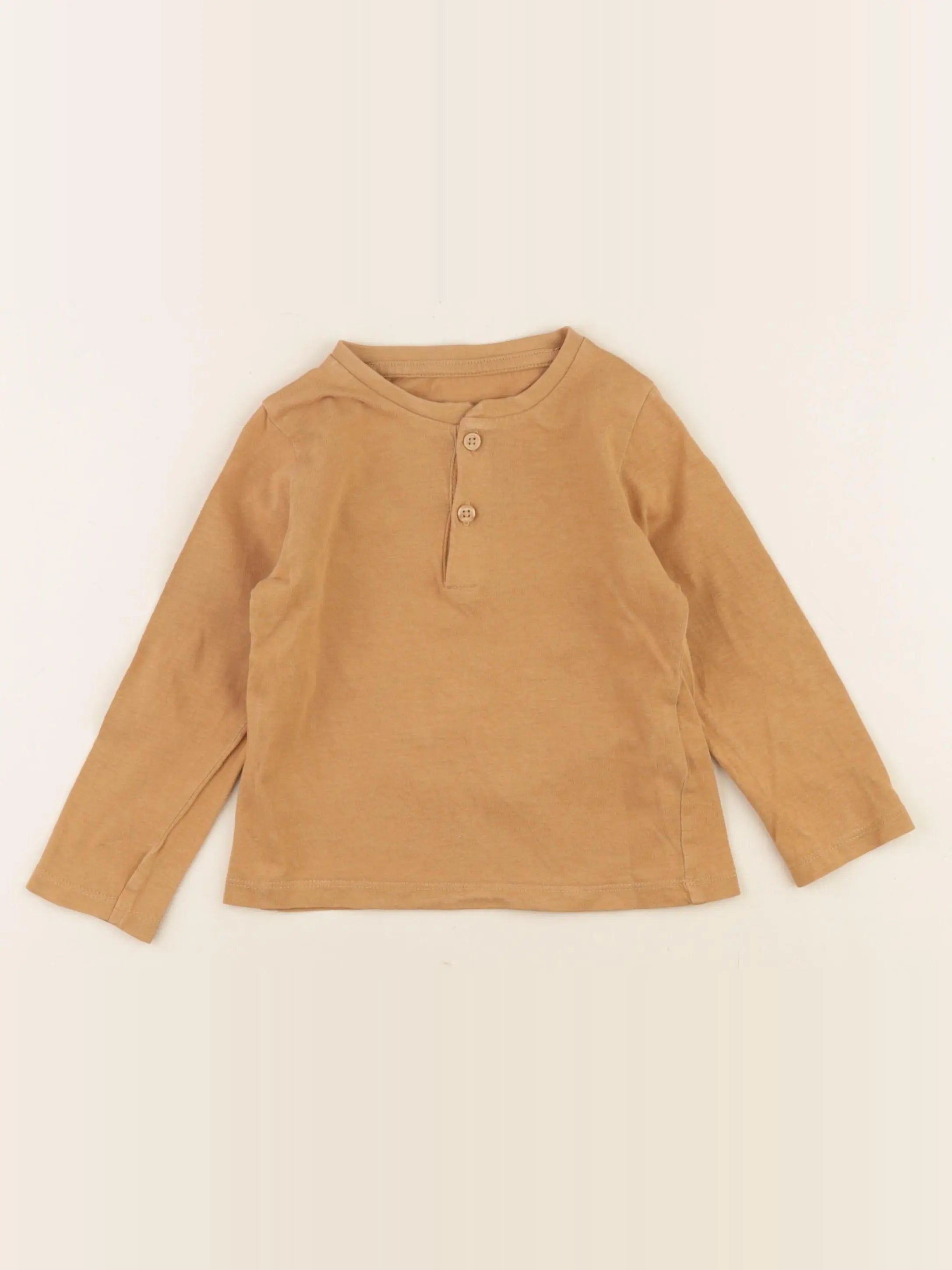 Vertbaudet - tee-shirt marron - 24 mois