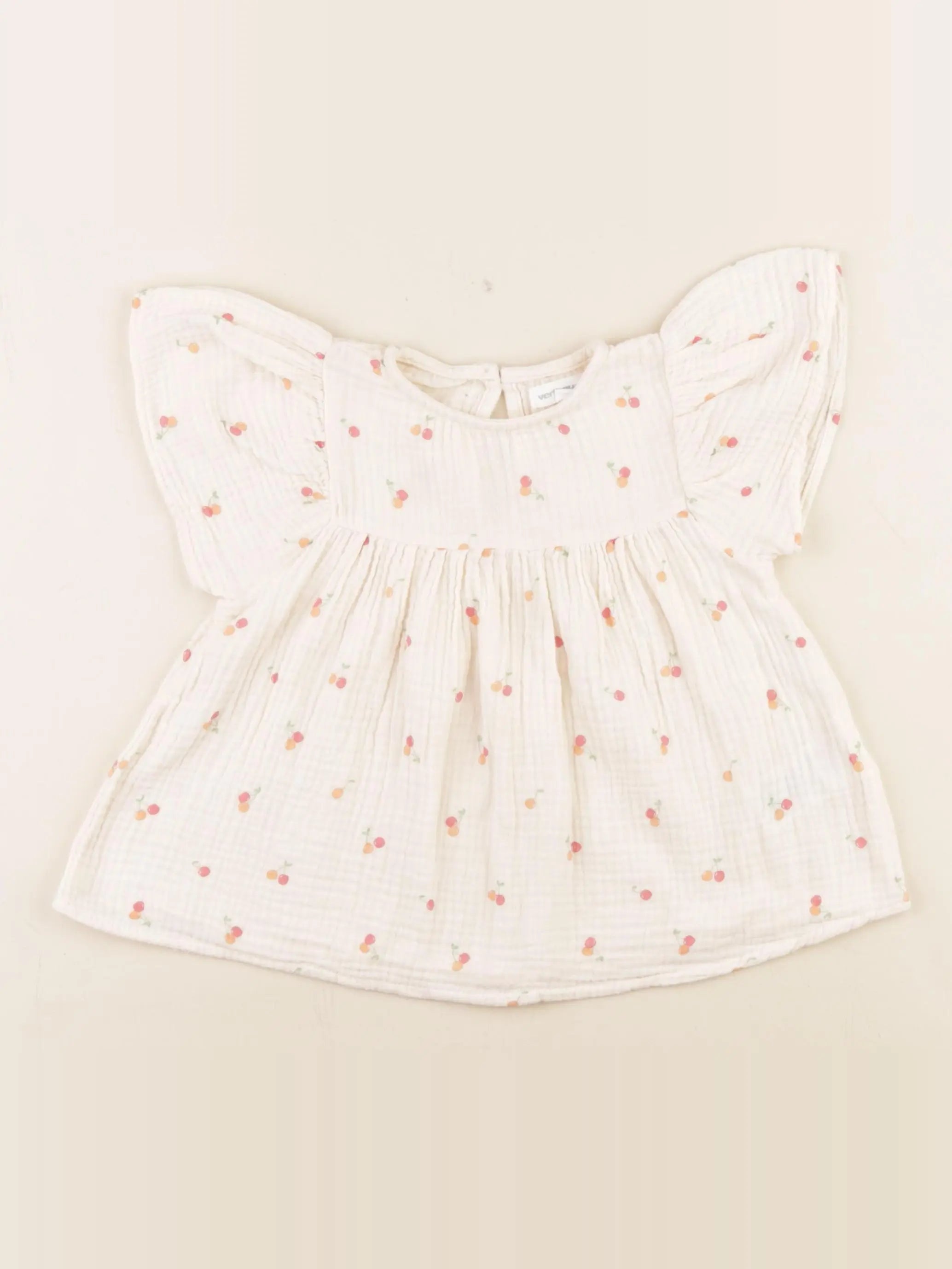 Vertbaudet - blouse beige - 4 ans