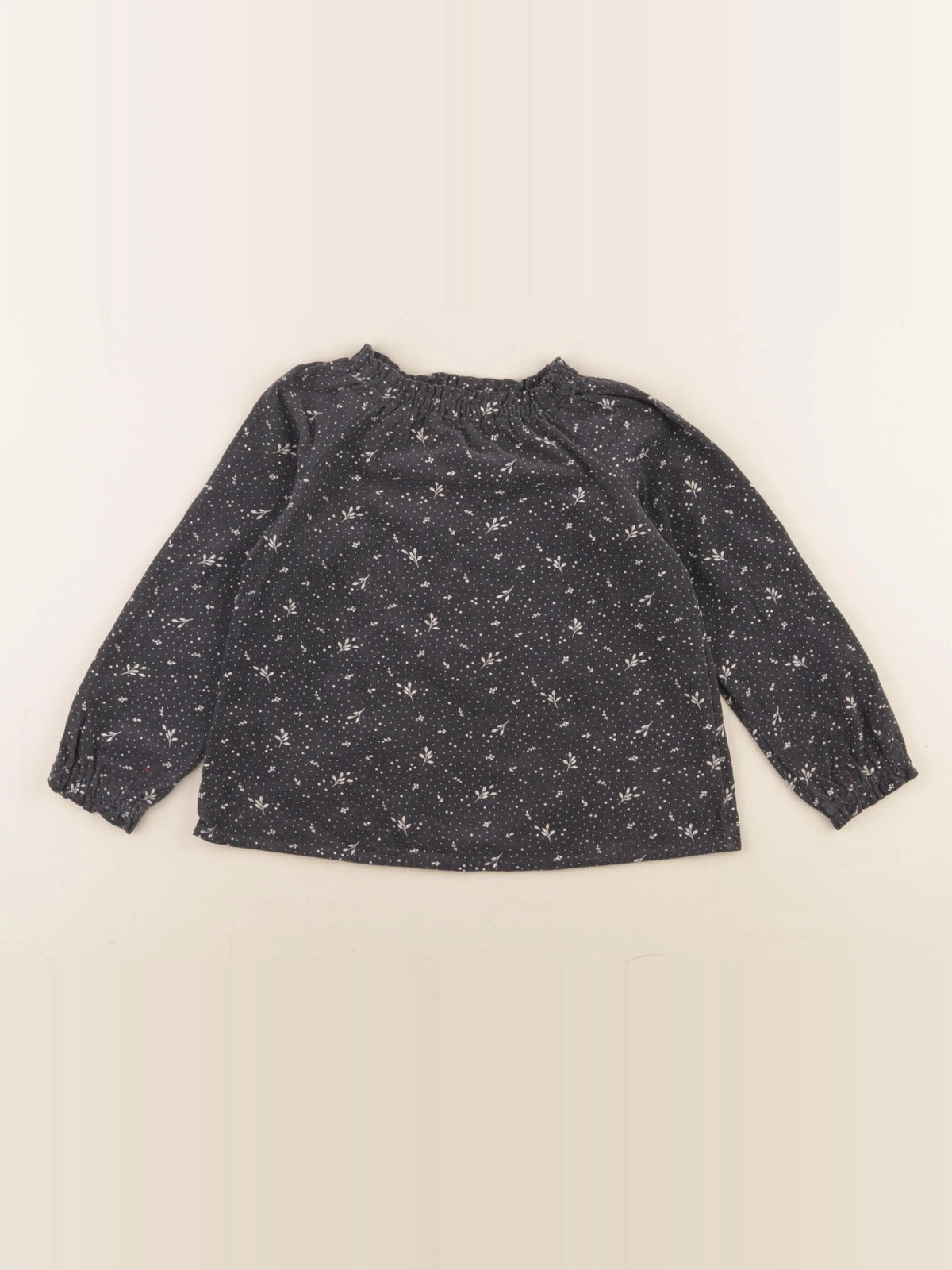 Vertbaudet - blouse gris - 4 ans