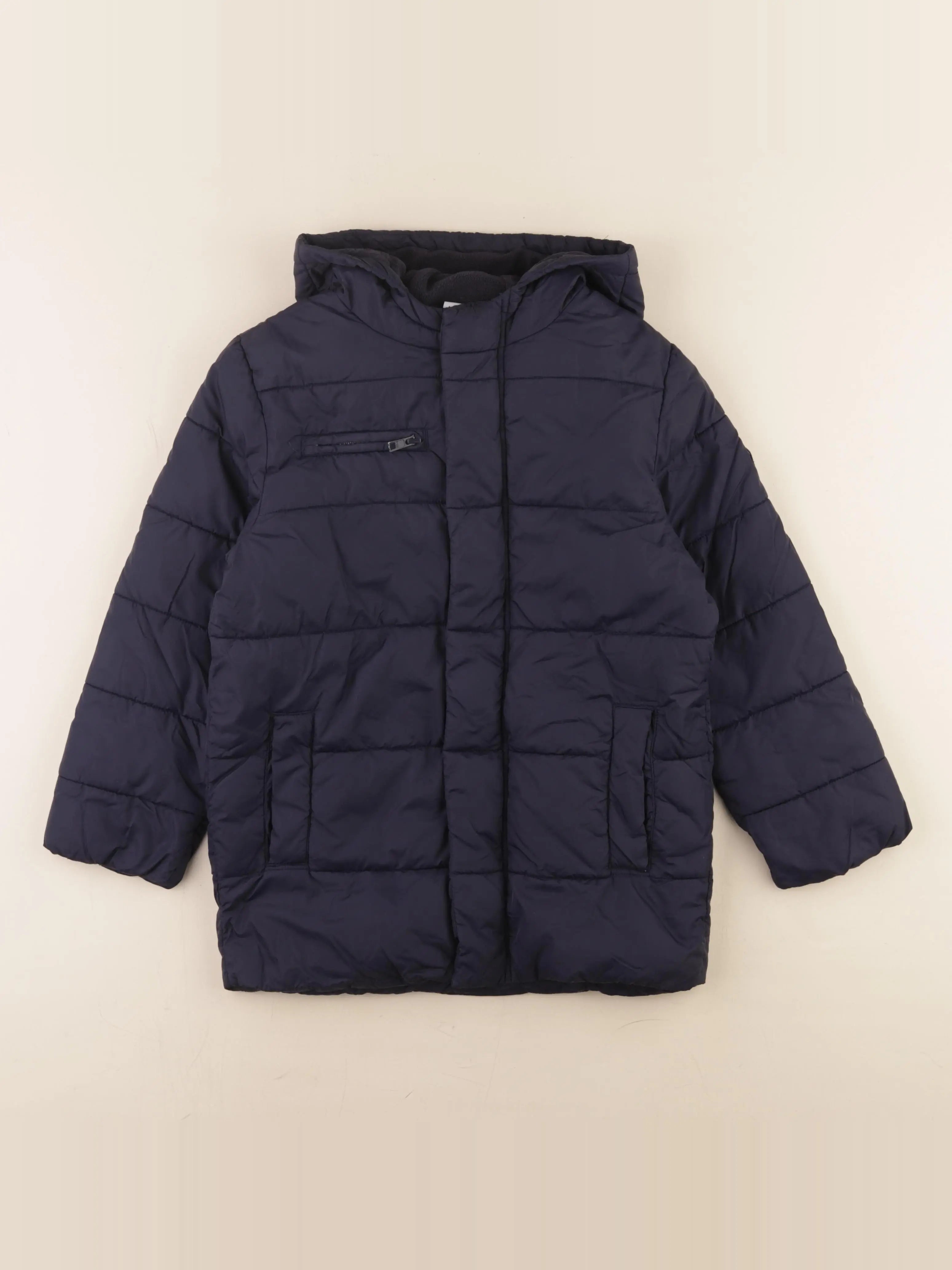 Petit Bateau - doudoune bleu - 8 ans