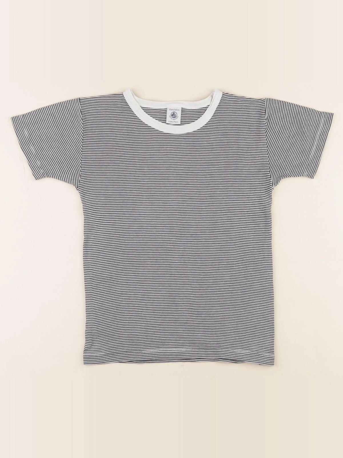 Petit Bateau - maillot de corps bleu - 10 ans
