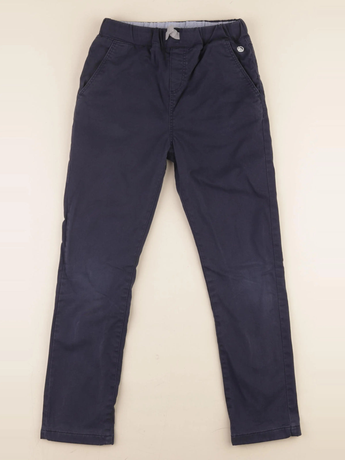 Petit Bateau - pantalon bleu - 10 ans