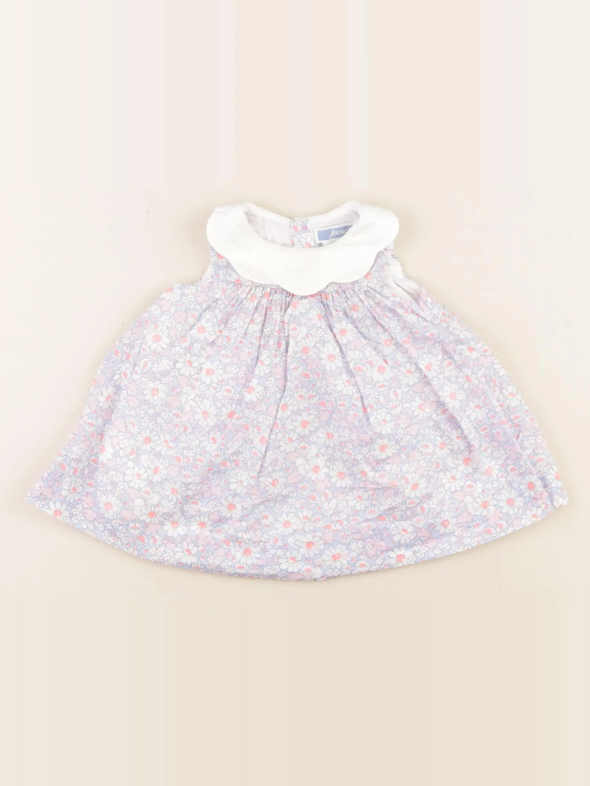 Jacadi - robe liberty bleu - 3 mois