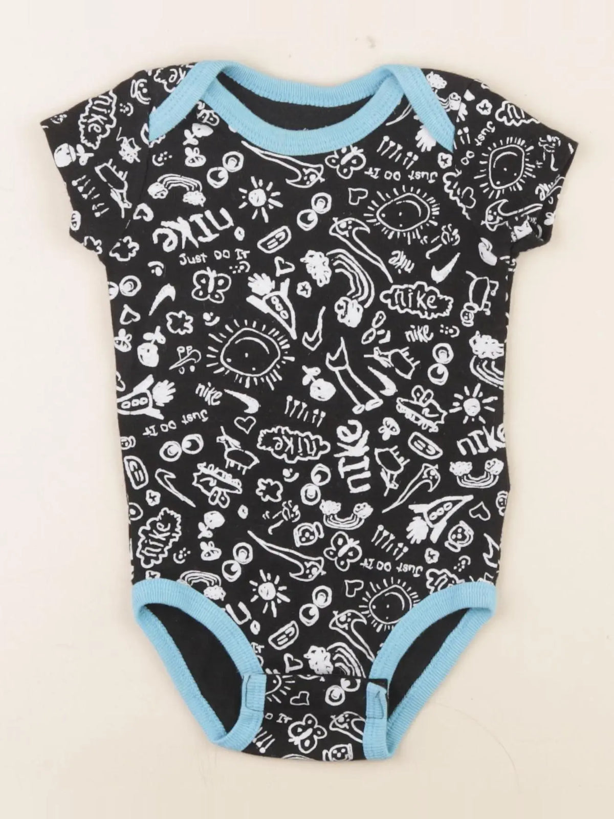 Nike - body bleu, noir - 6 mois