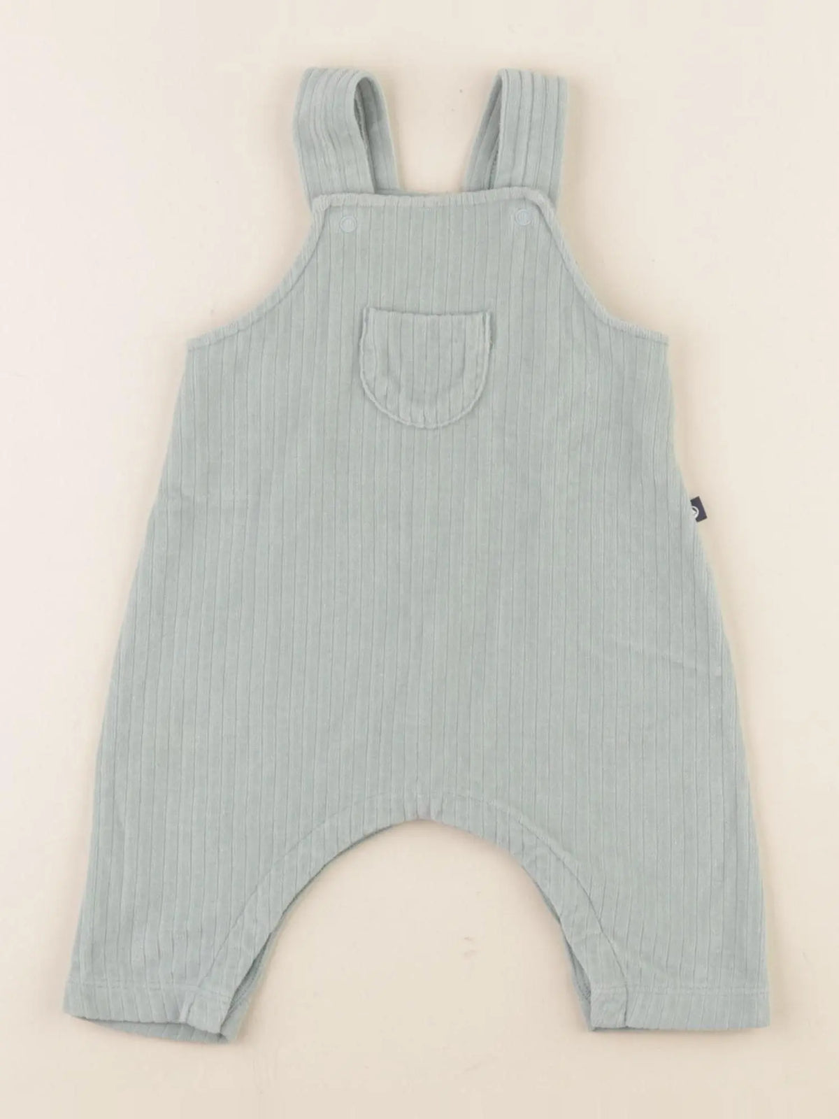 Petit Bateau - salopette vert - 1 mois