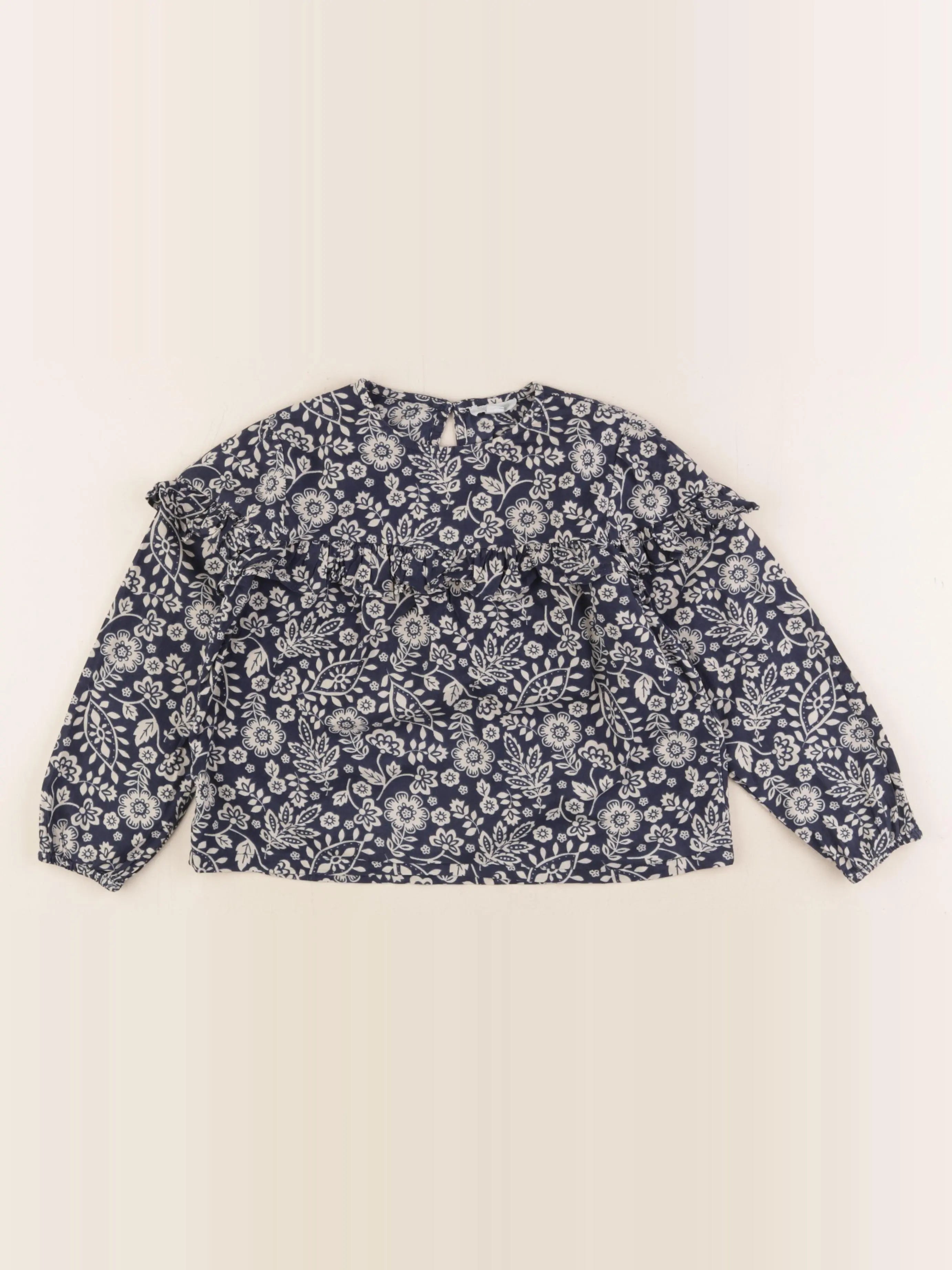 Vertbaudet - blouse bleu - 5 ans