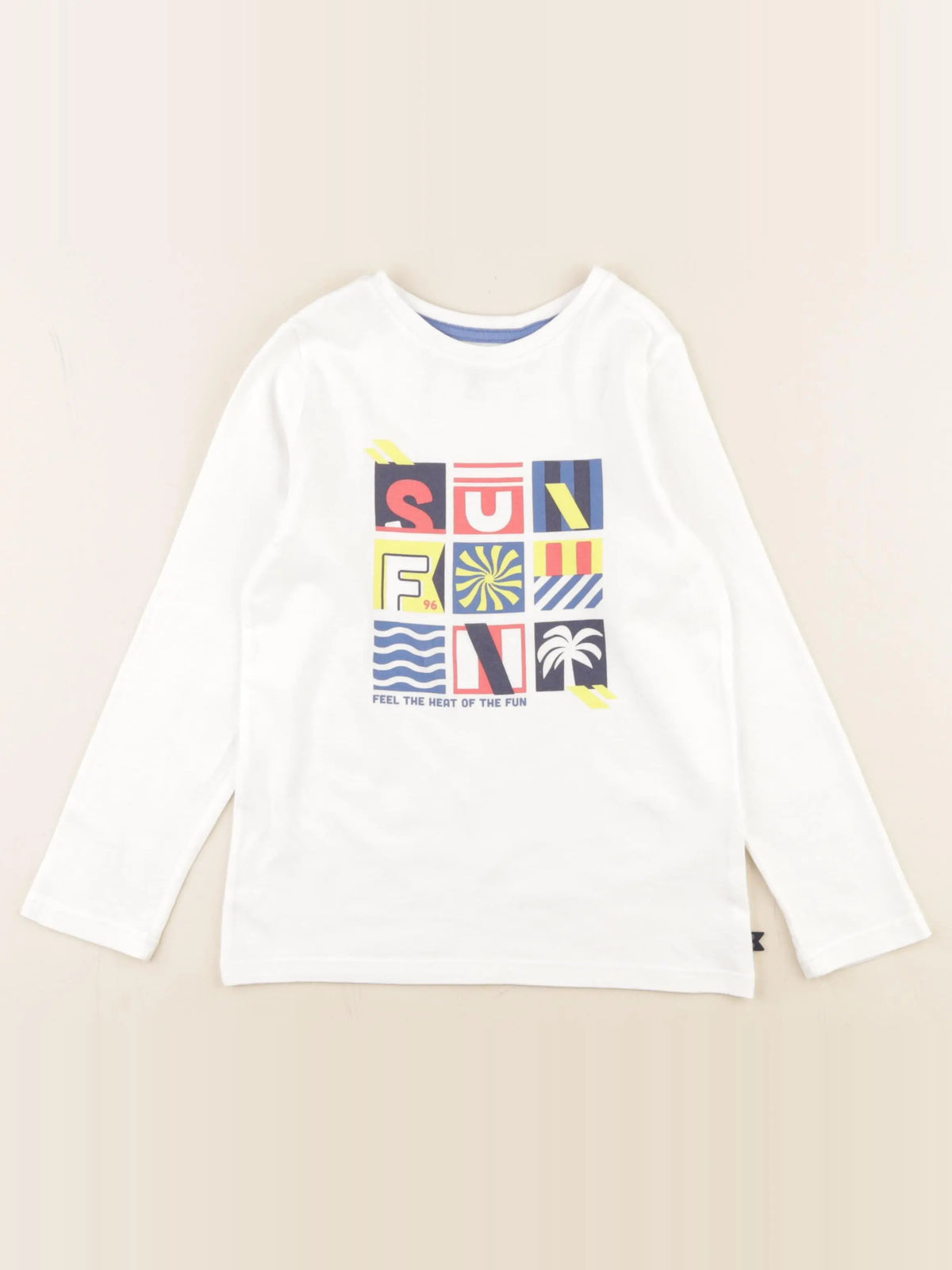 Okaidi - tee-shirt blanc - 5 ans