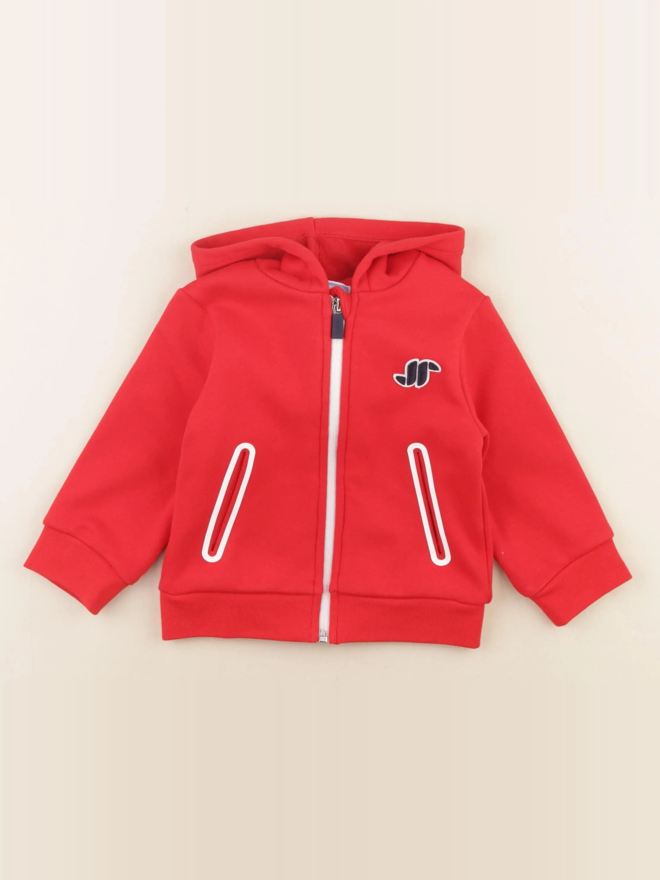 Jacadi - sweat rouge - 24 mois