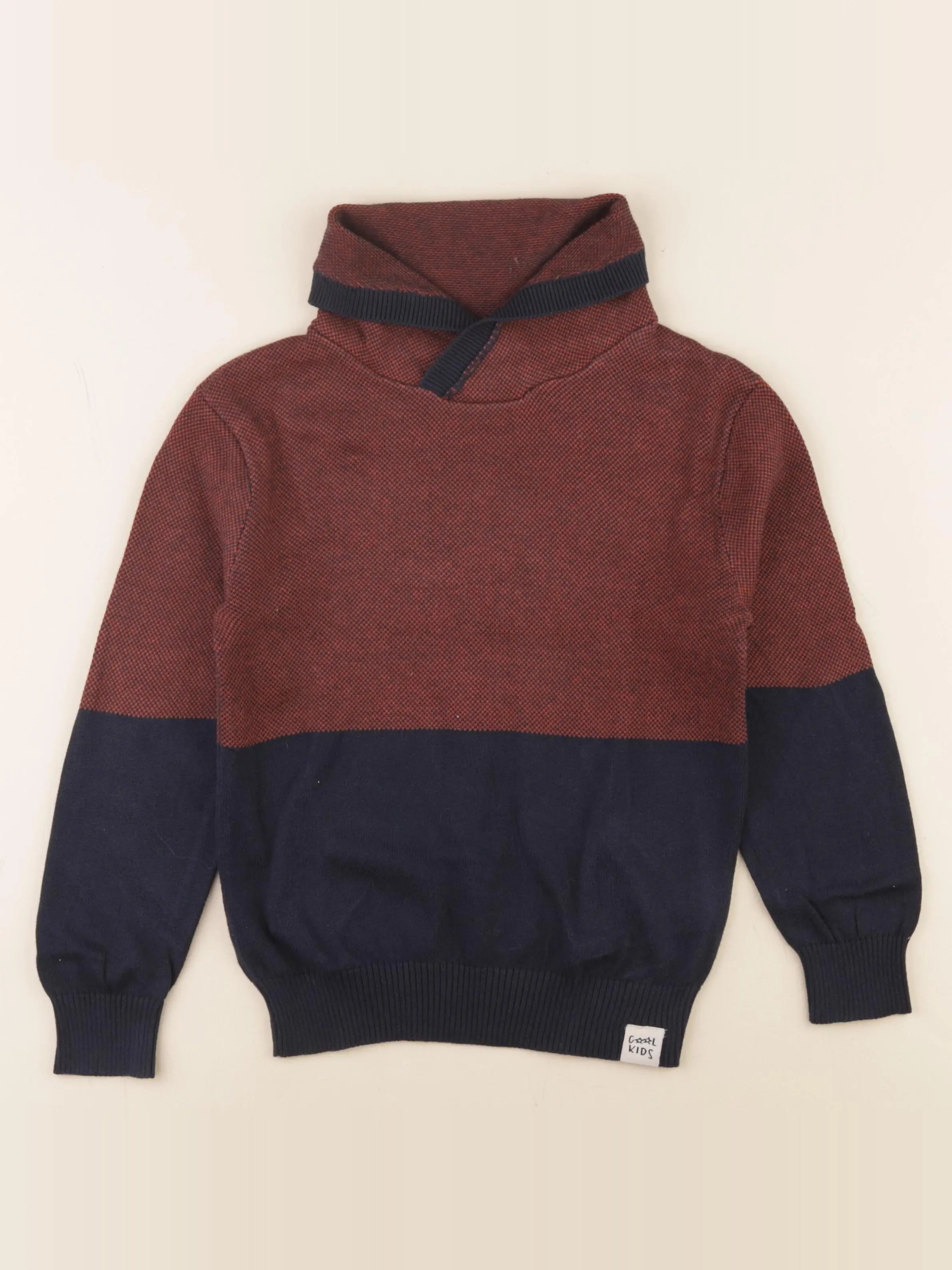Vertbaudet - pull rouge - 8 ans