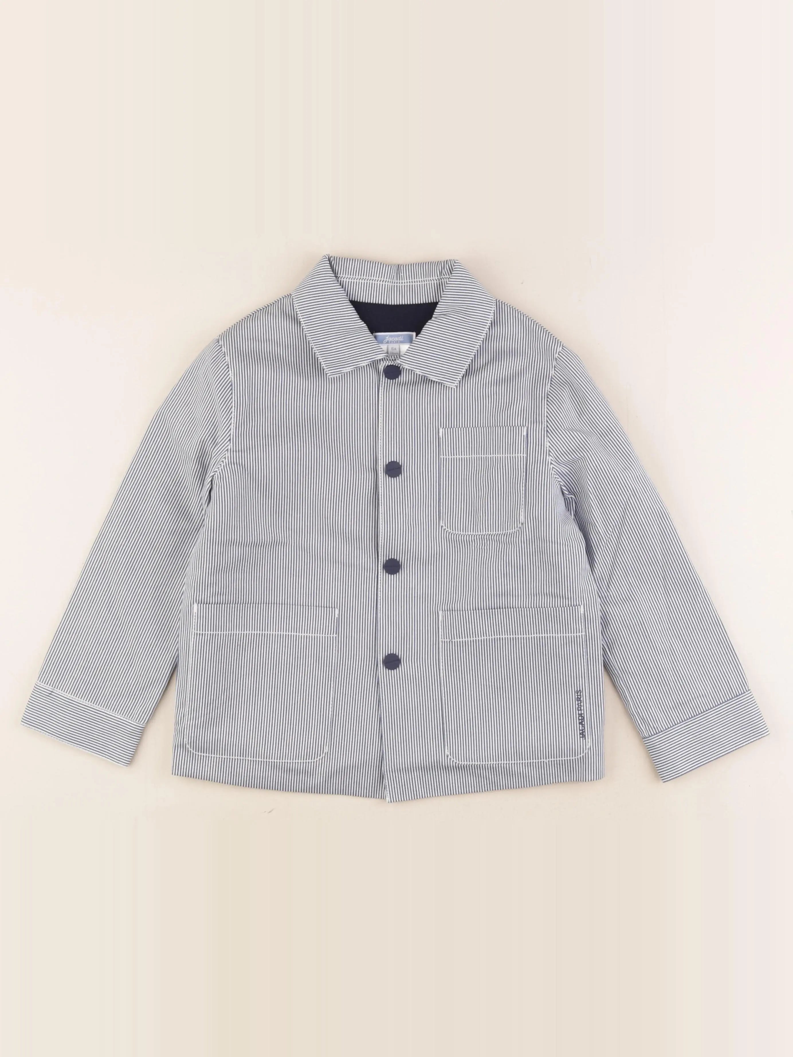 Jacadi - veste blanc, bleu - 6 ans