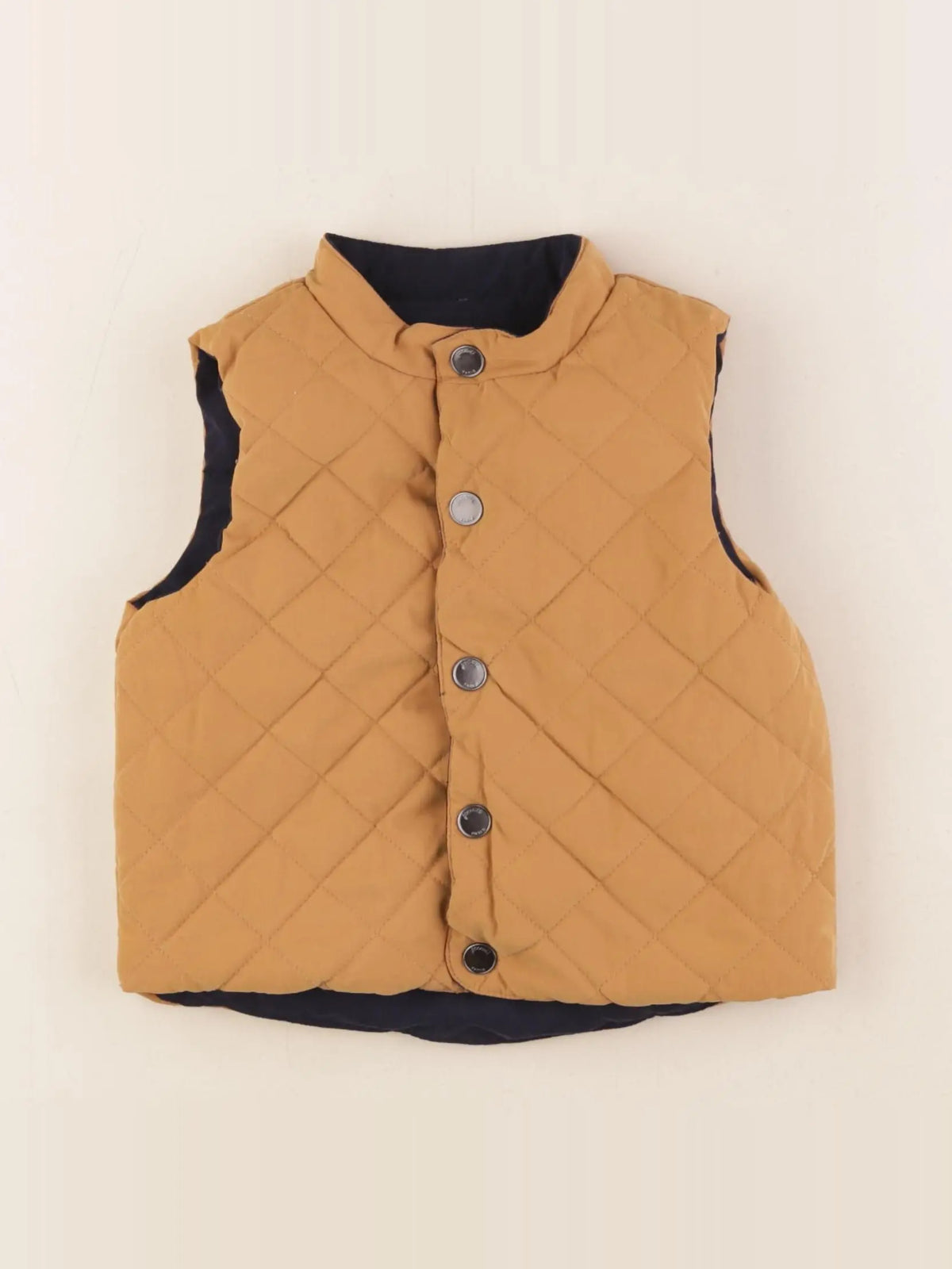 Jacadi - doudoune réversible marron, bleu - 24 mois