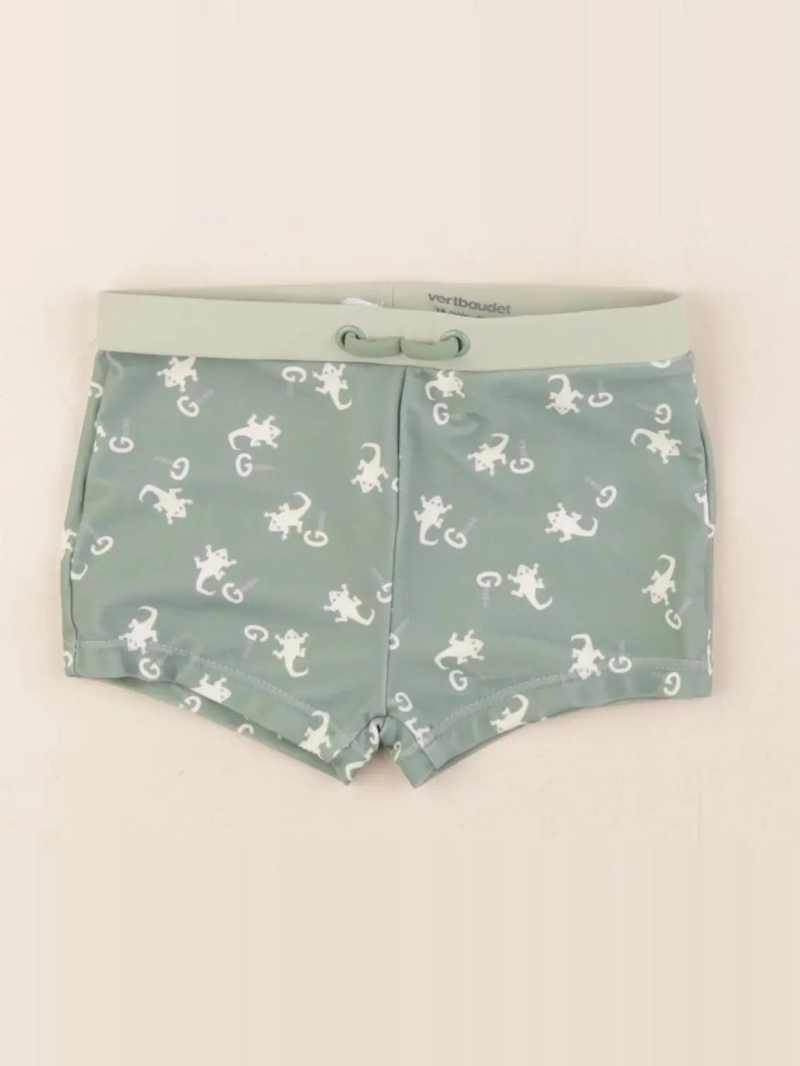 Vertbaudet - maillot de bain vert - 18 mois