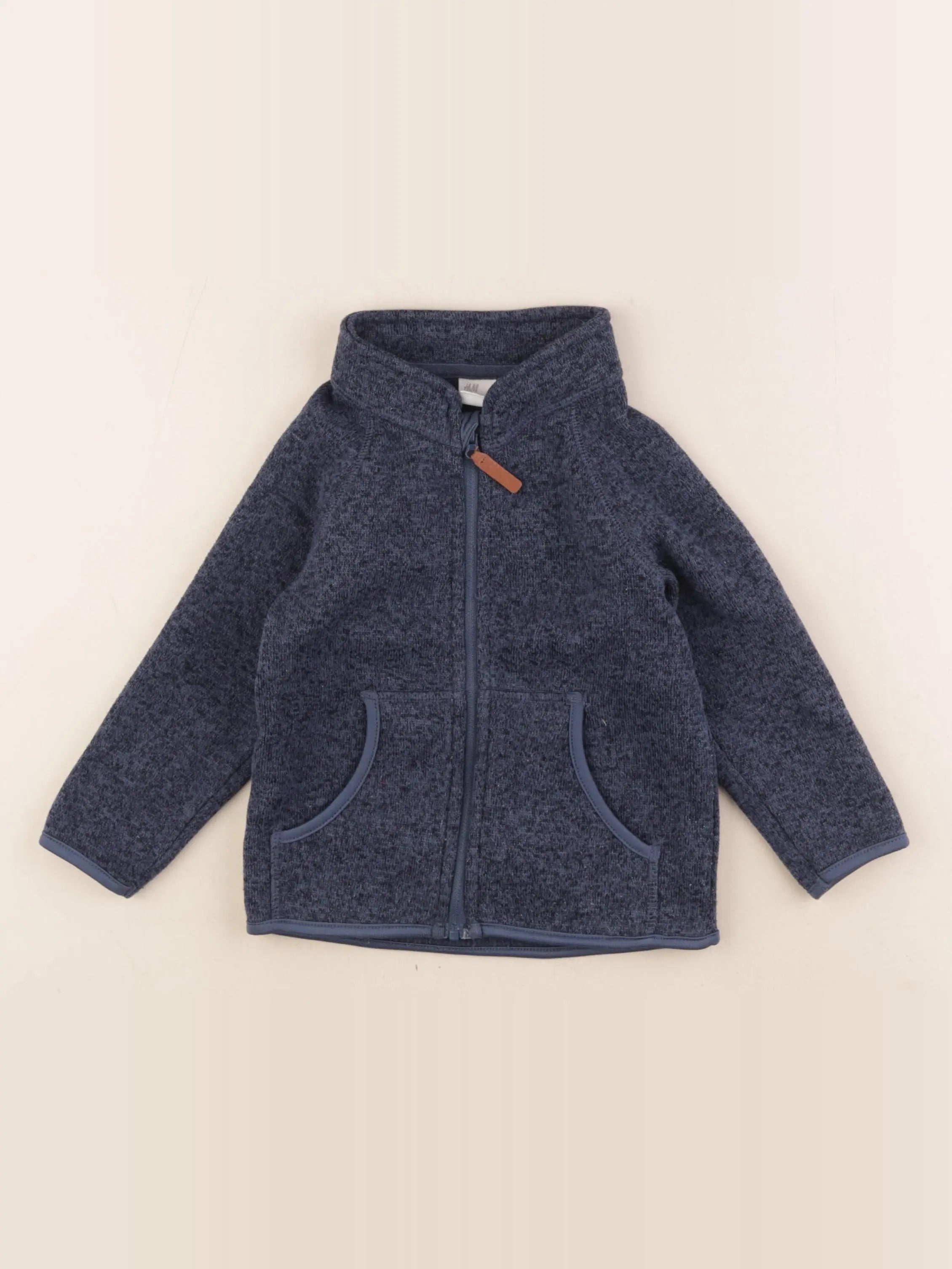 H&M - polaire bleu - 12/18 mois