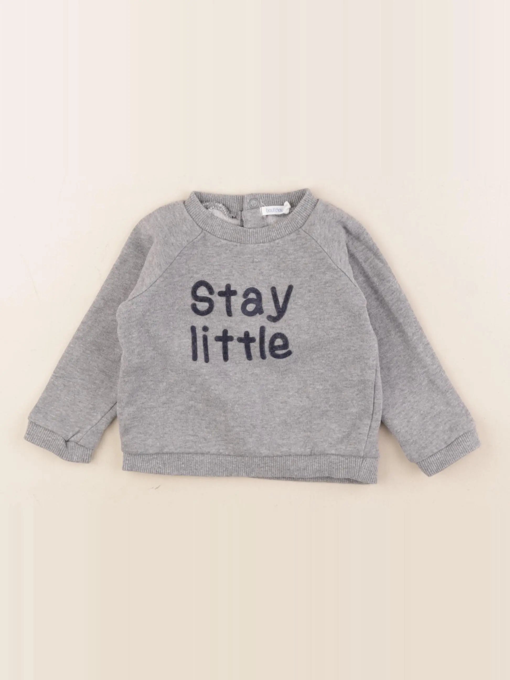 Boutchou - sweat gris - 12 mois