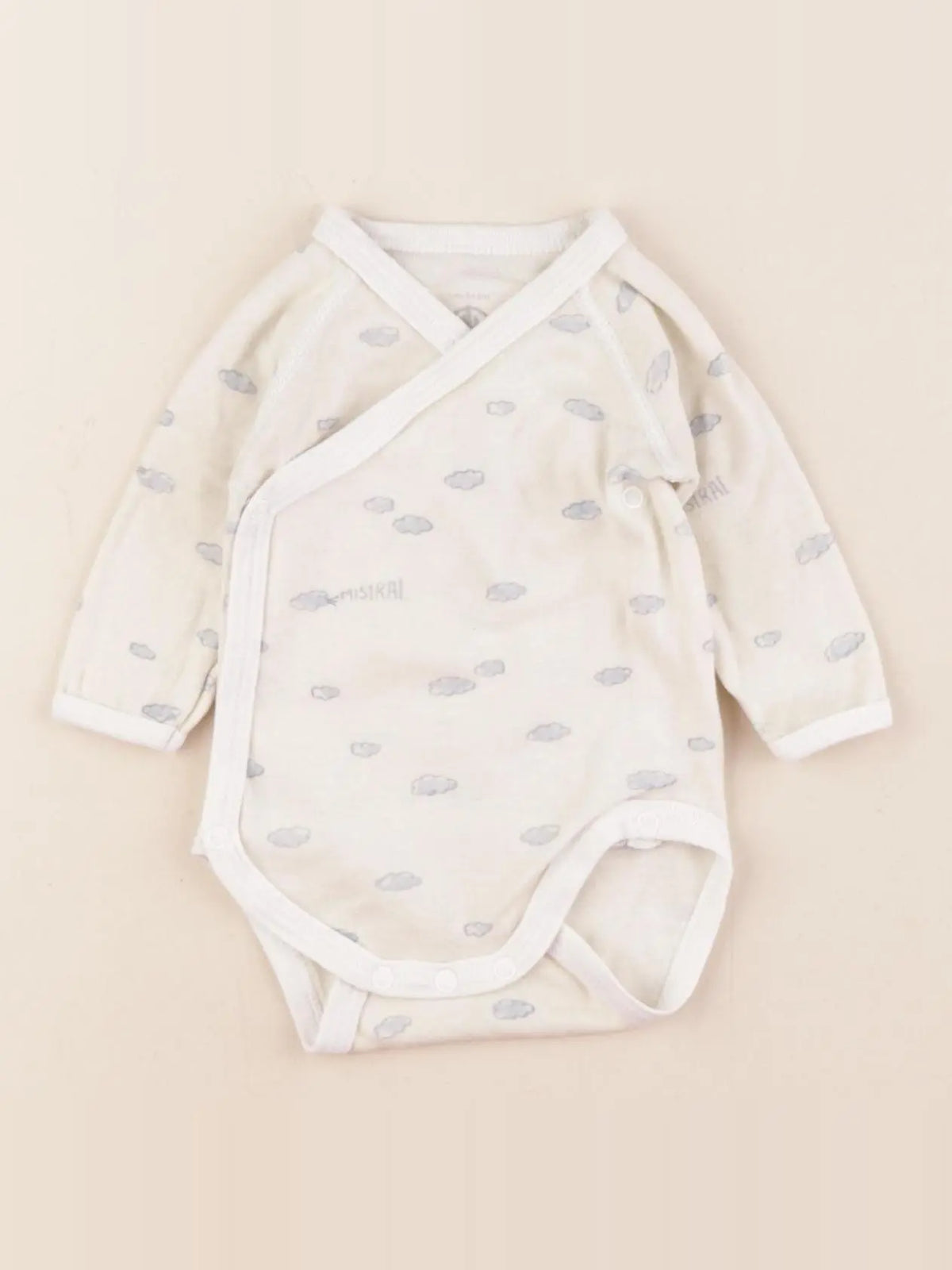 Petit Bateau - body beige - 1 mois