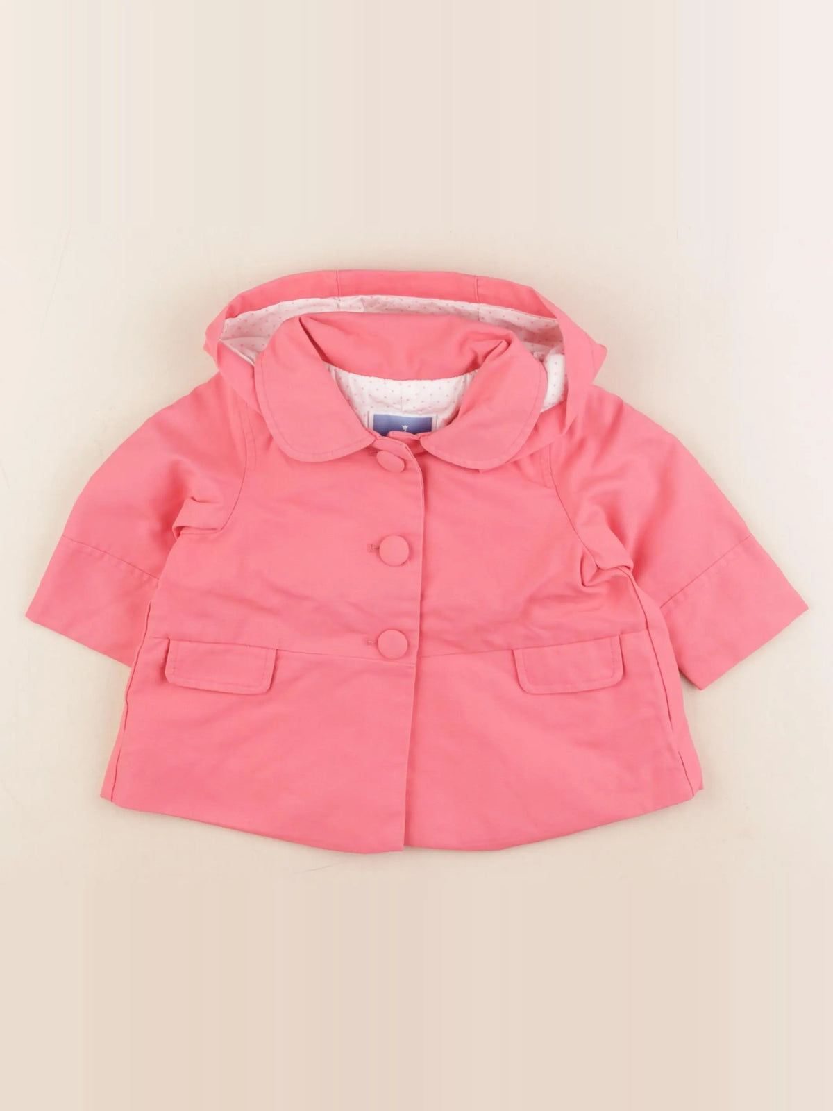 Jacadi - imperméable rose - 6 mois