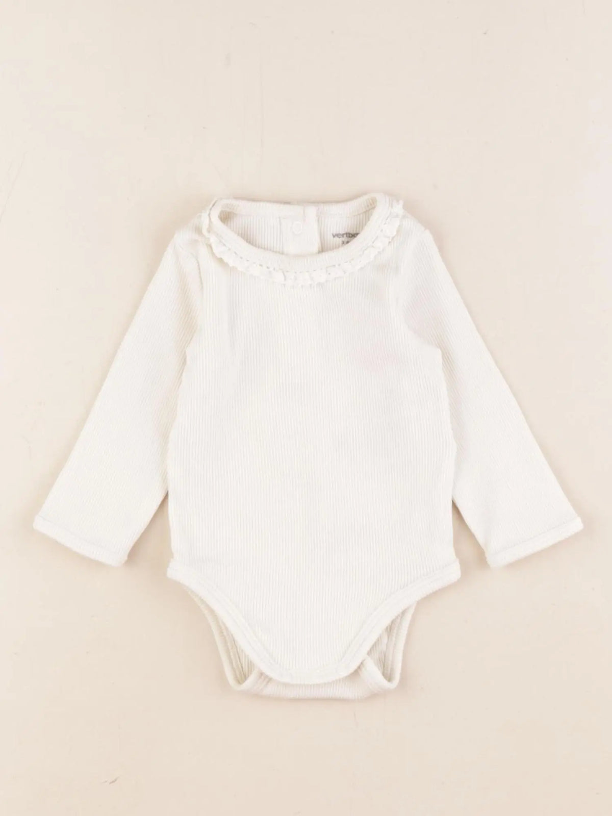 Vertbaudet - body blanc - 3 mois