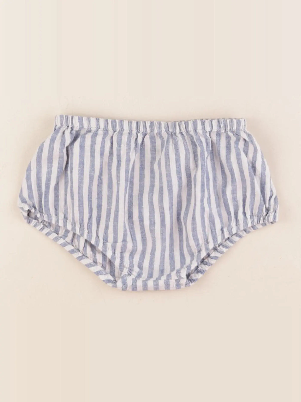 Boutchou - bloomer blanc, bleu - 2 ans