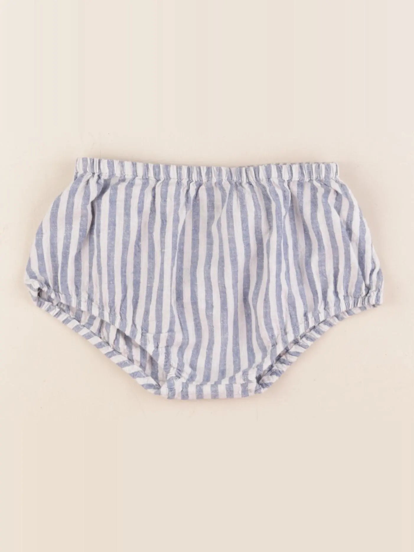 Boutchou - bloomer blanc, bleu - 2 ans