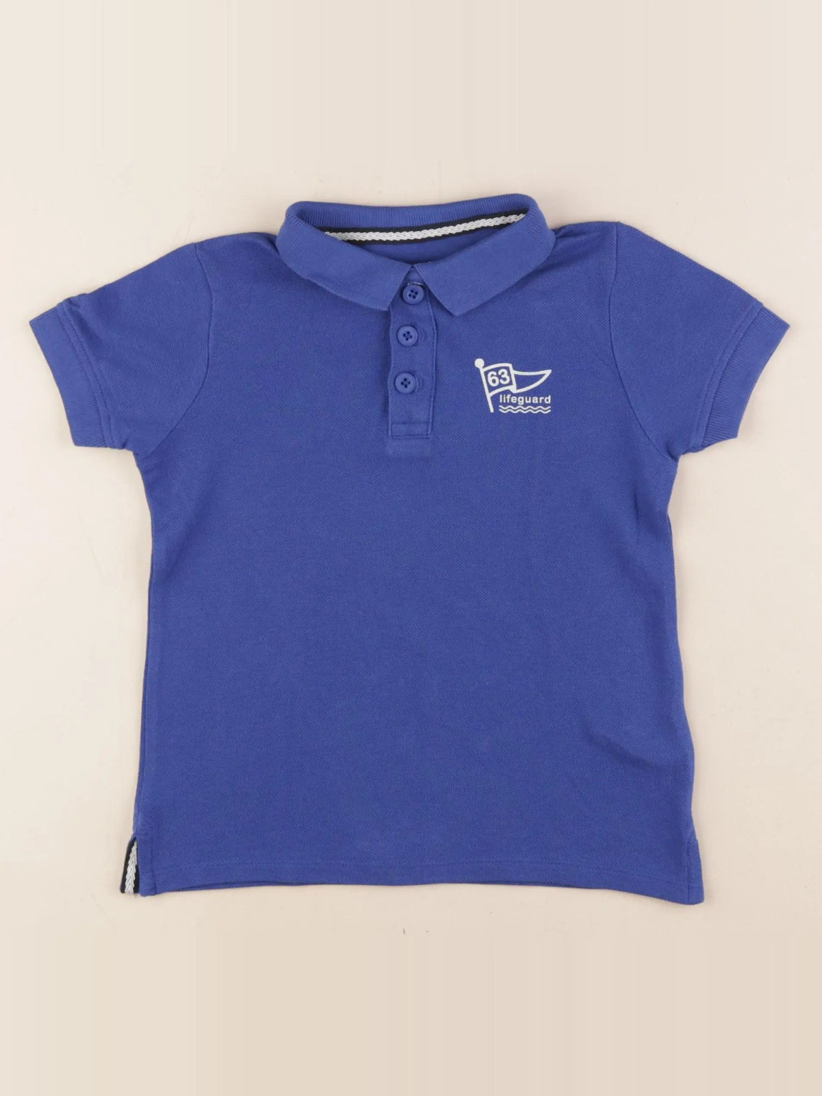 Vertbaudet - polo bleu - 5 ans