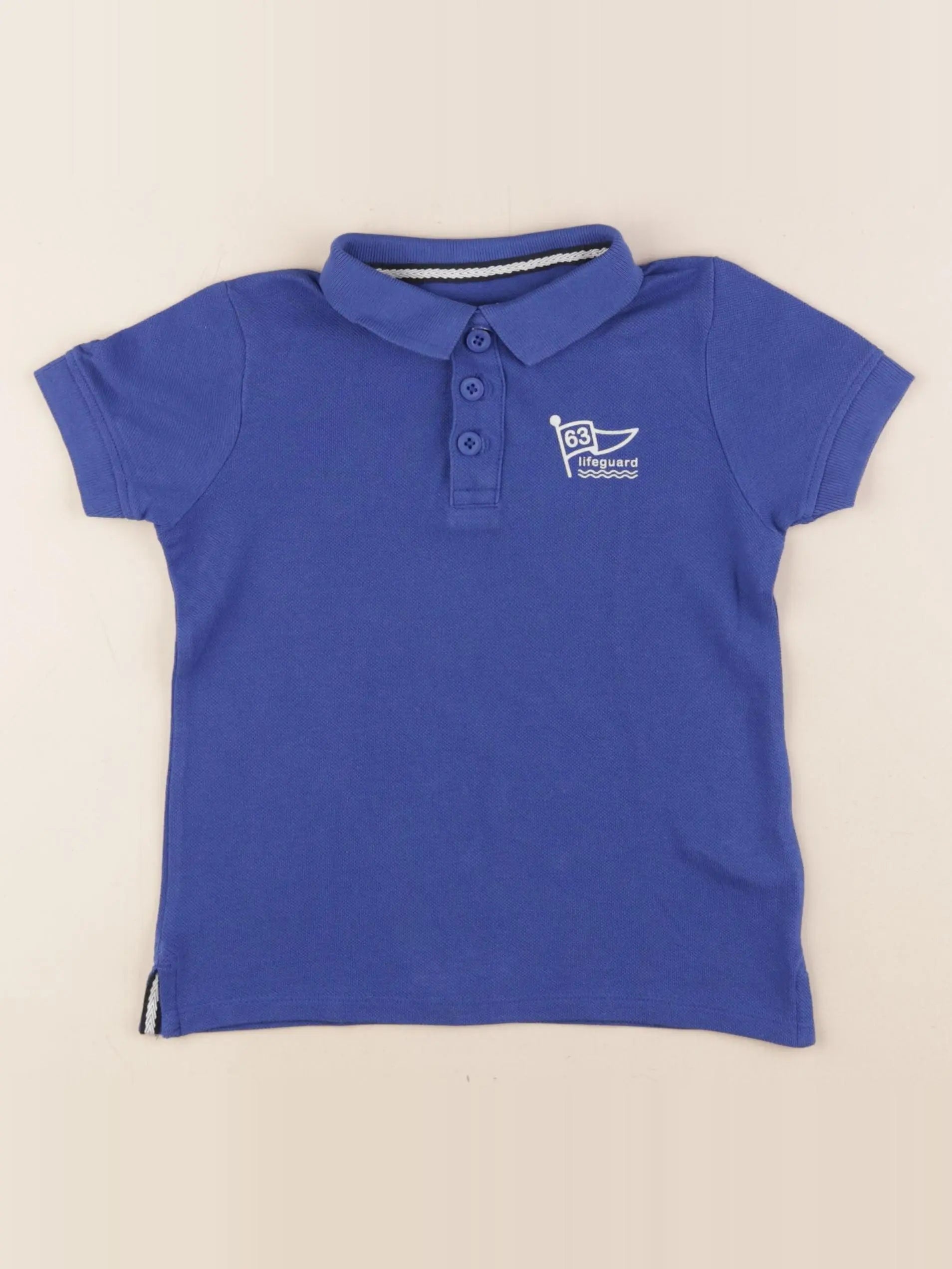 Vertbaudet - polo bleu - 5 ans