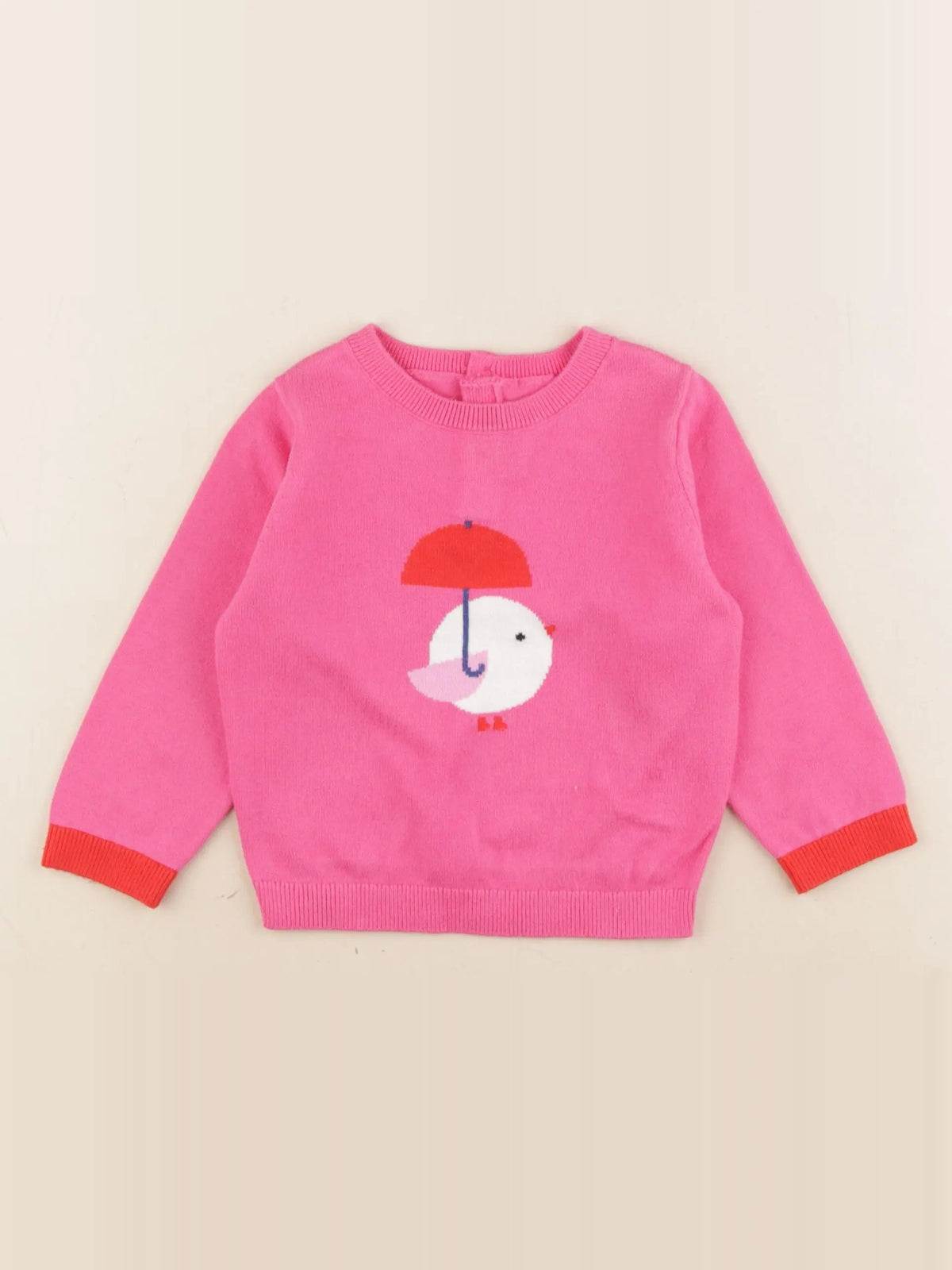 Jacadi - pull rose - 18 mois