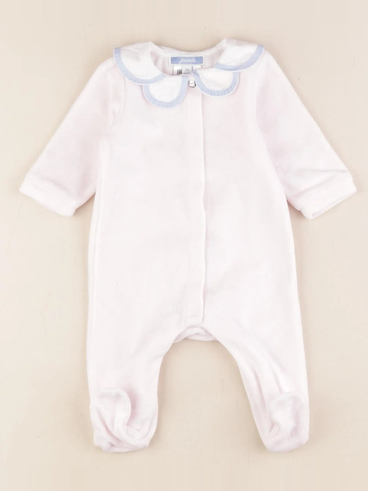 Jacadi - pyjama velours rose - 3 mois