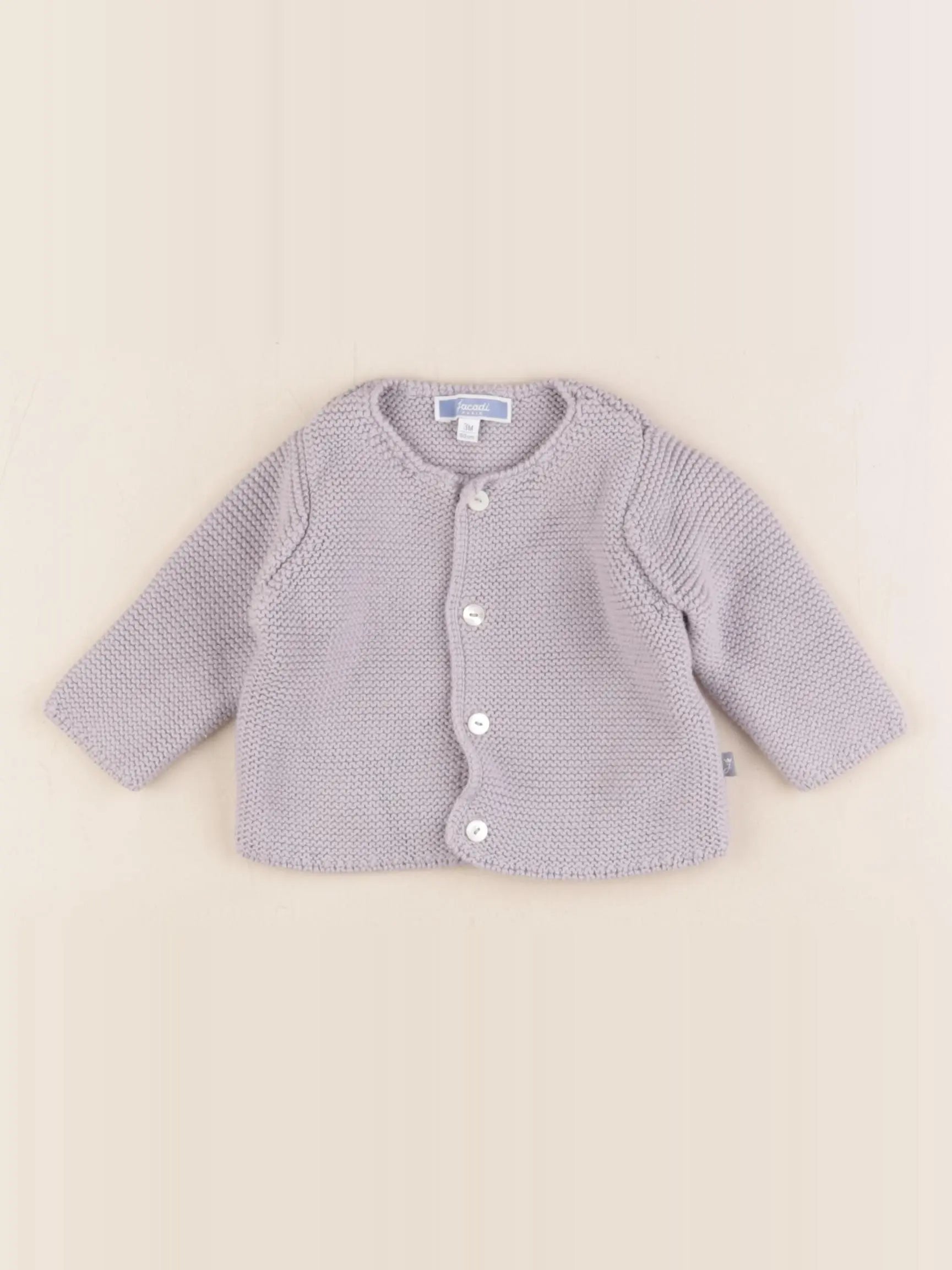 Jacadi - gilet gris - 3 mois