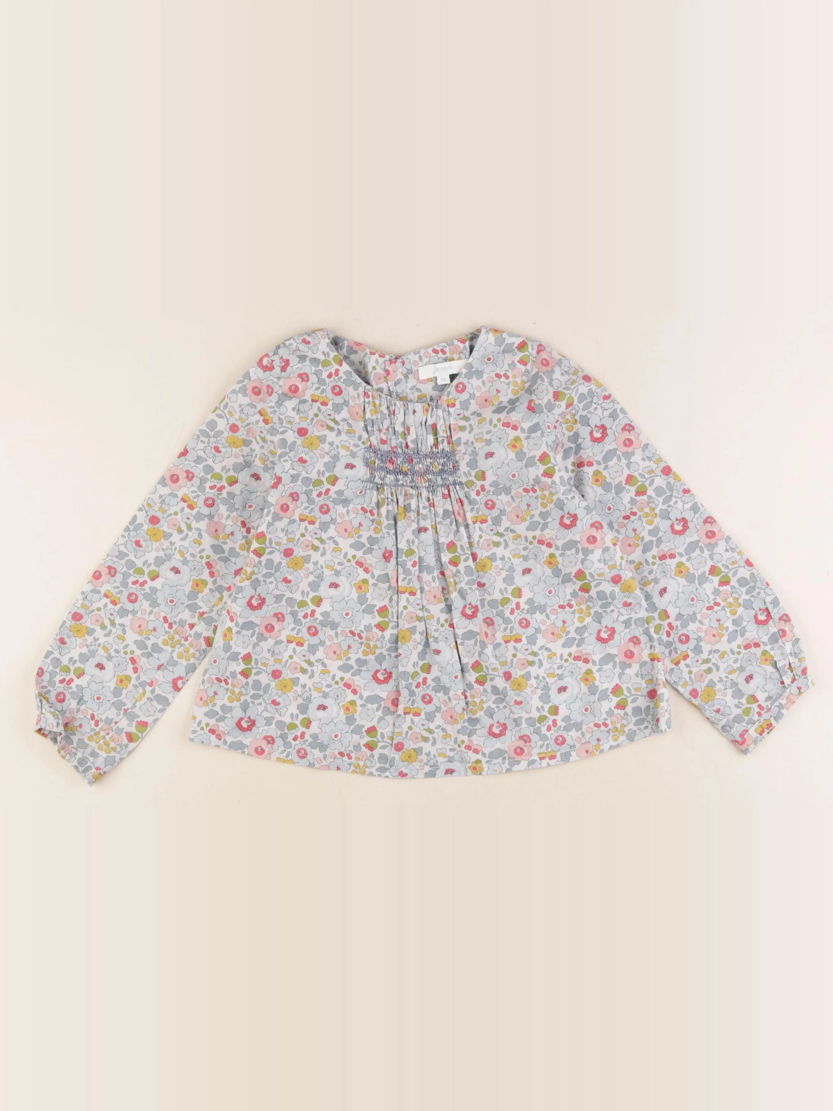Jacadi - blouse liberty multicolore - 4 ans