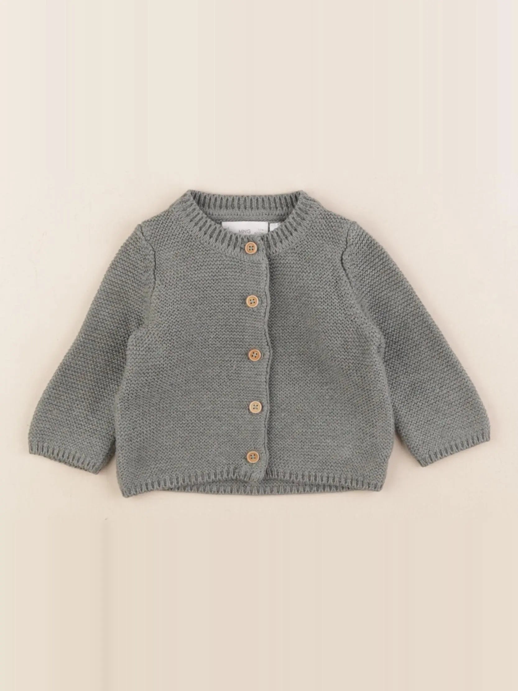 Mango - gilet vert - 1/3 mois