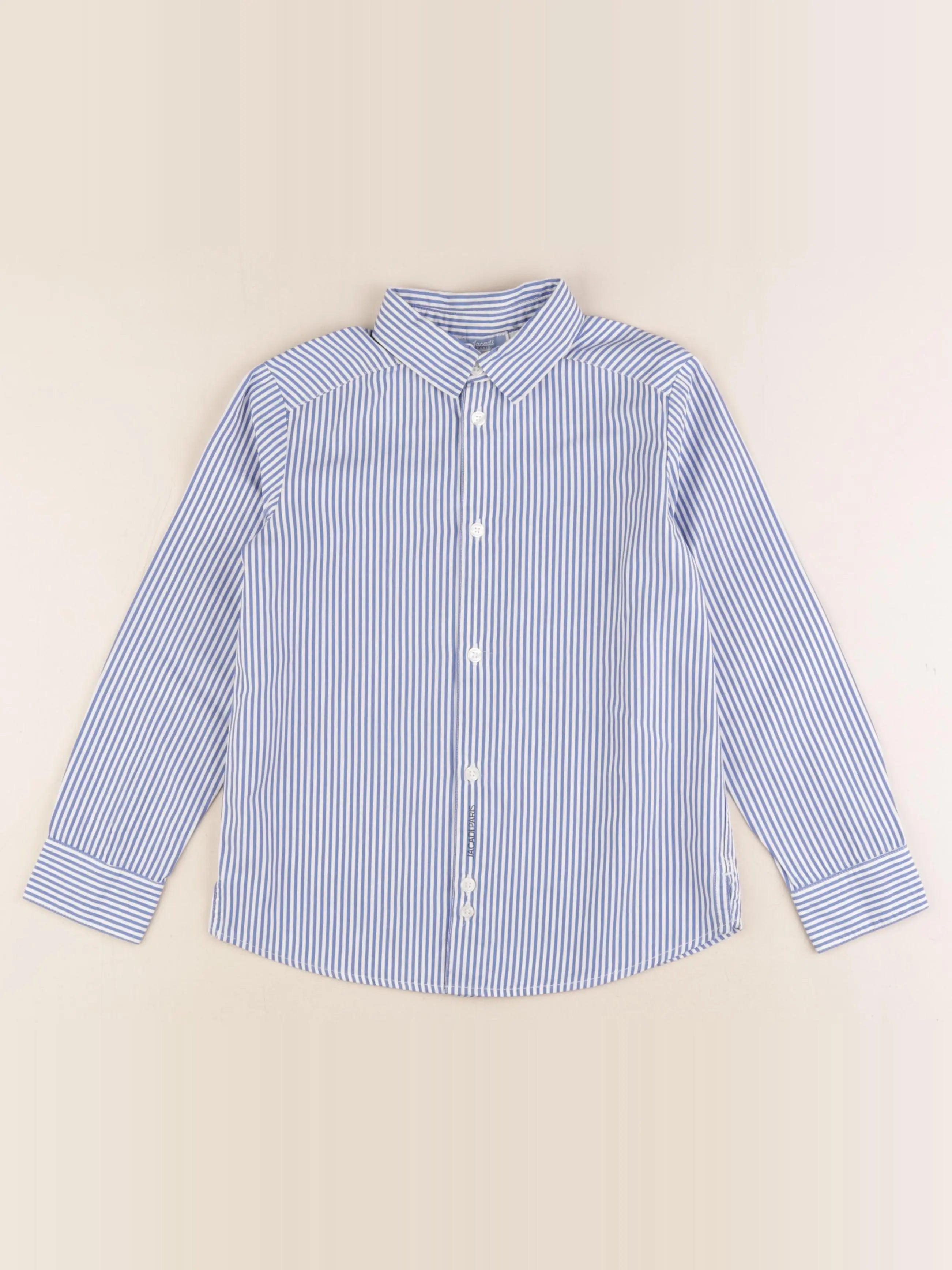 Jacadi - chemise blanc, bleu - 8 ans