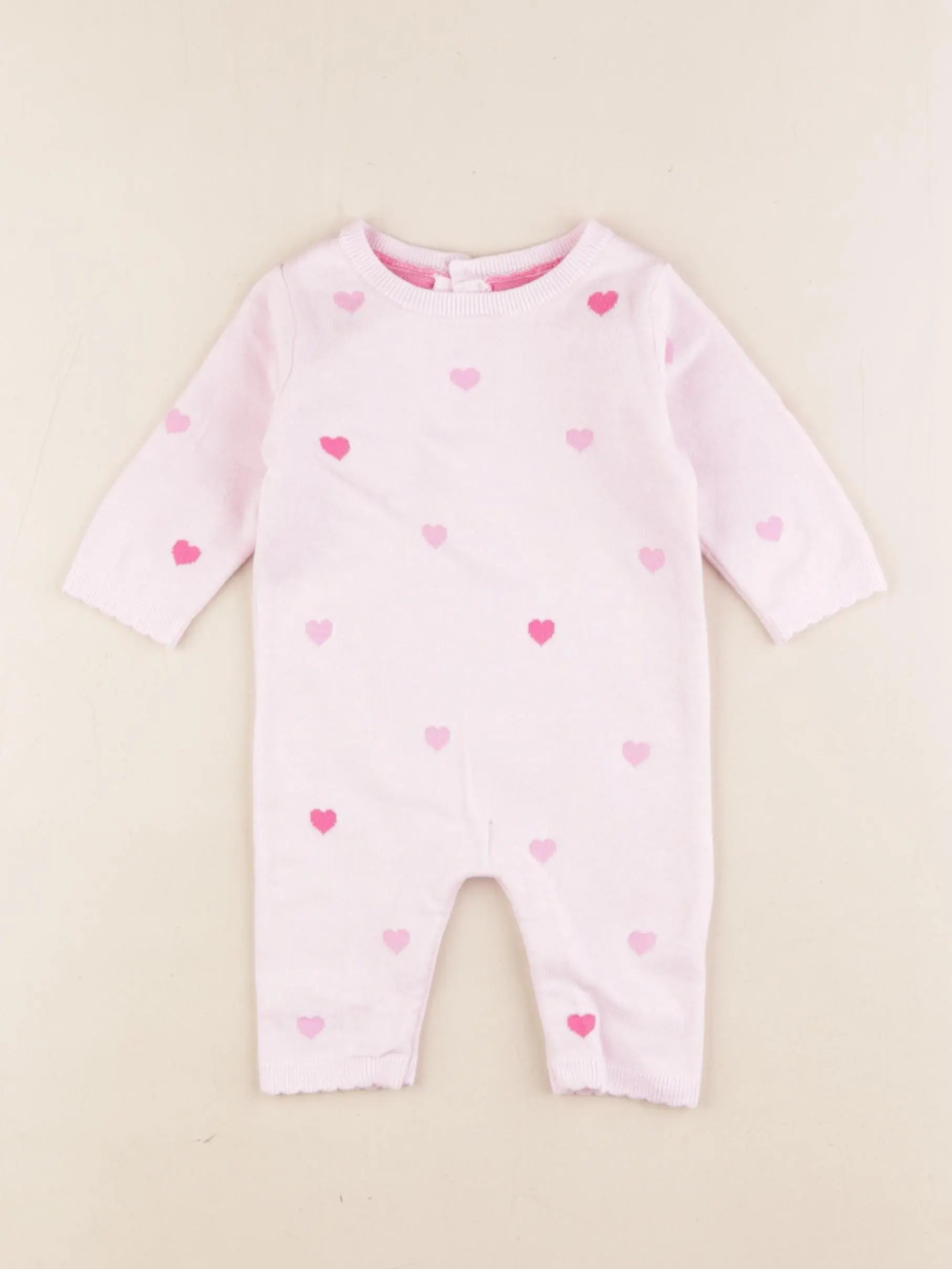 Jacadi - combinaison rose - 3 mois