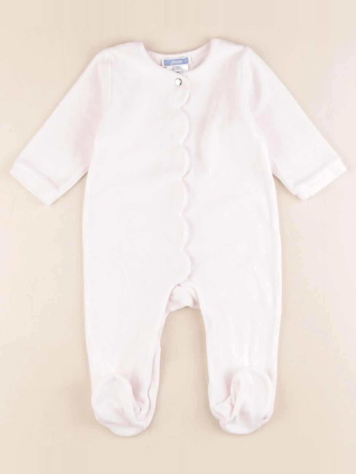 Jacadi - pyjama velours rose - 6 mois