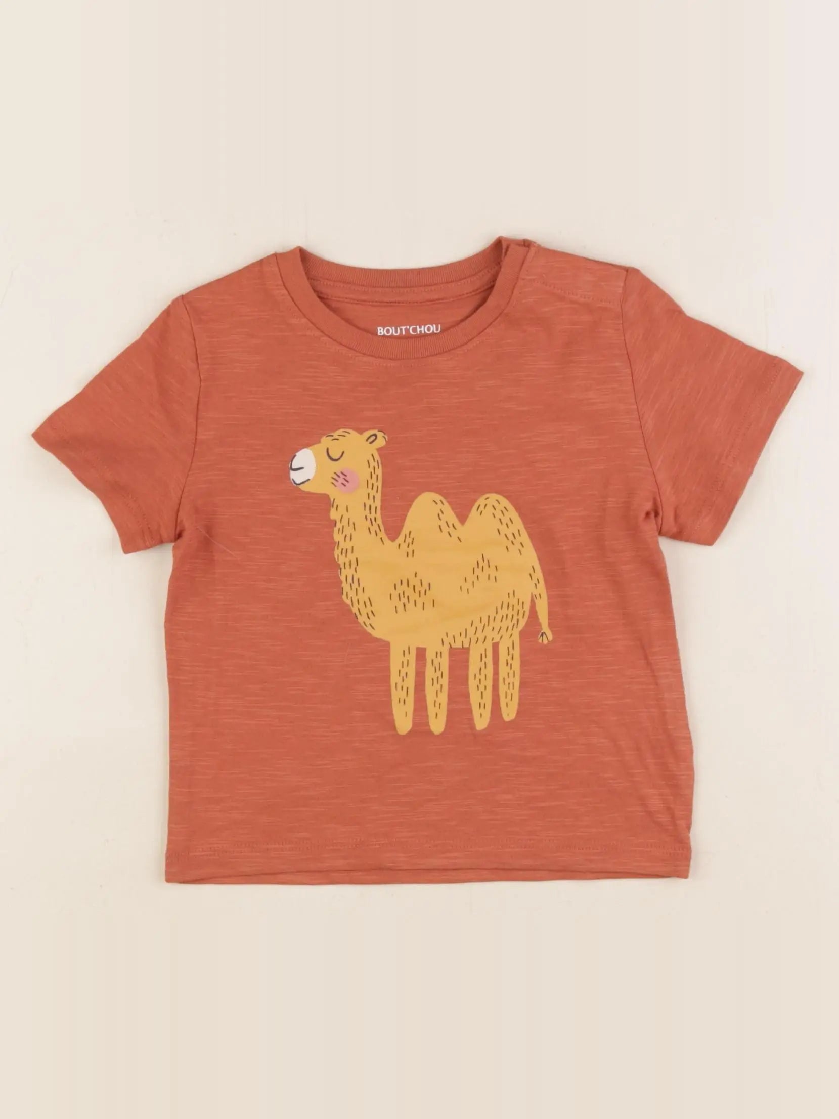 Boutchou - tee-shirt marron - 12 mois