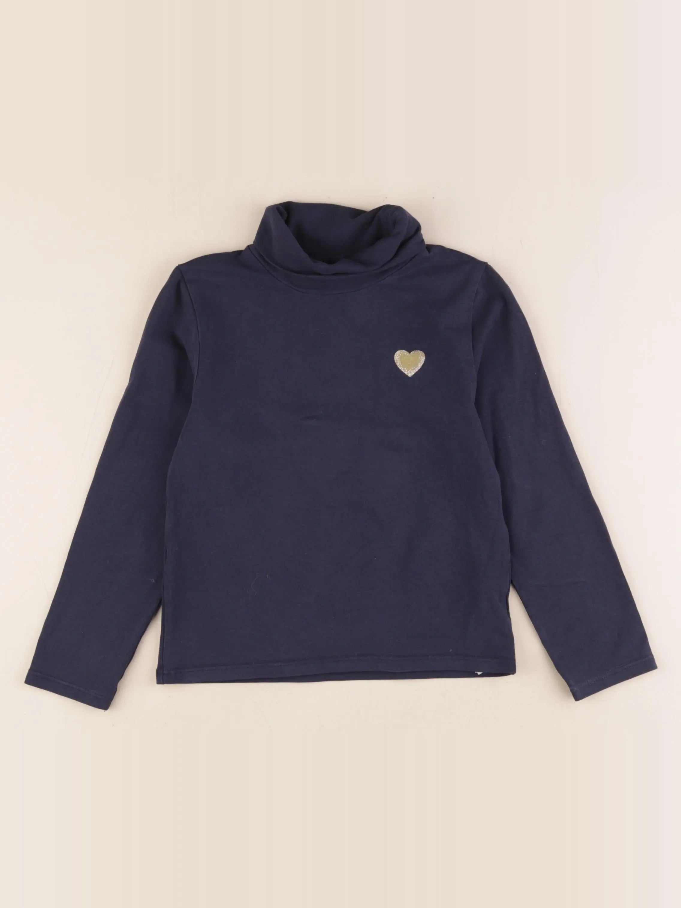 Vertbaudet - sous-pull bleu - 6 ans