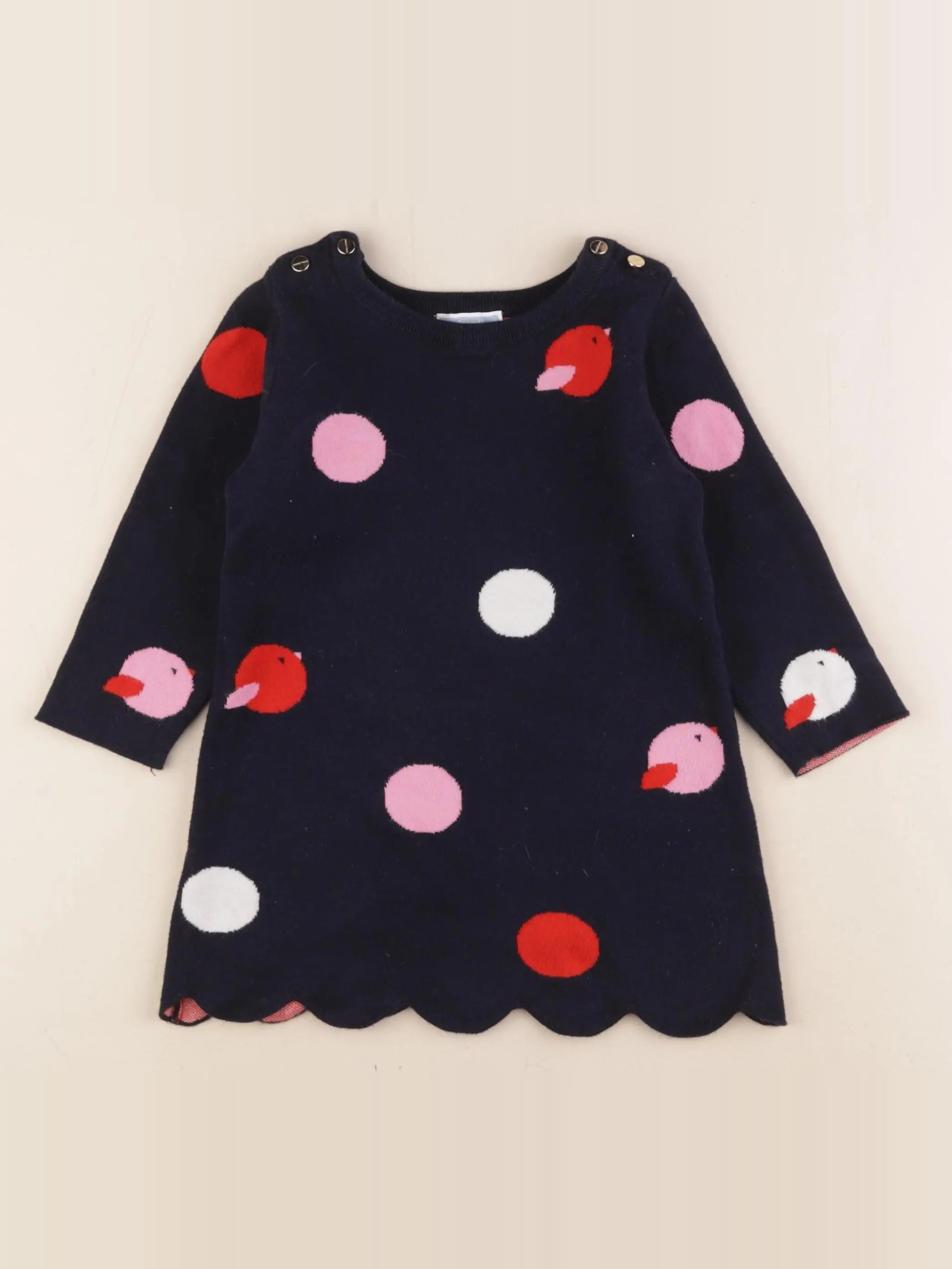 Jacadi - robe bleu - 2 ans