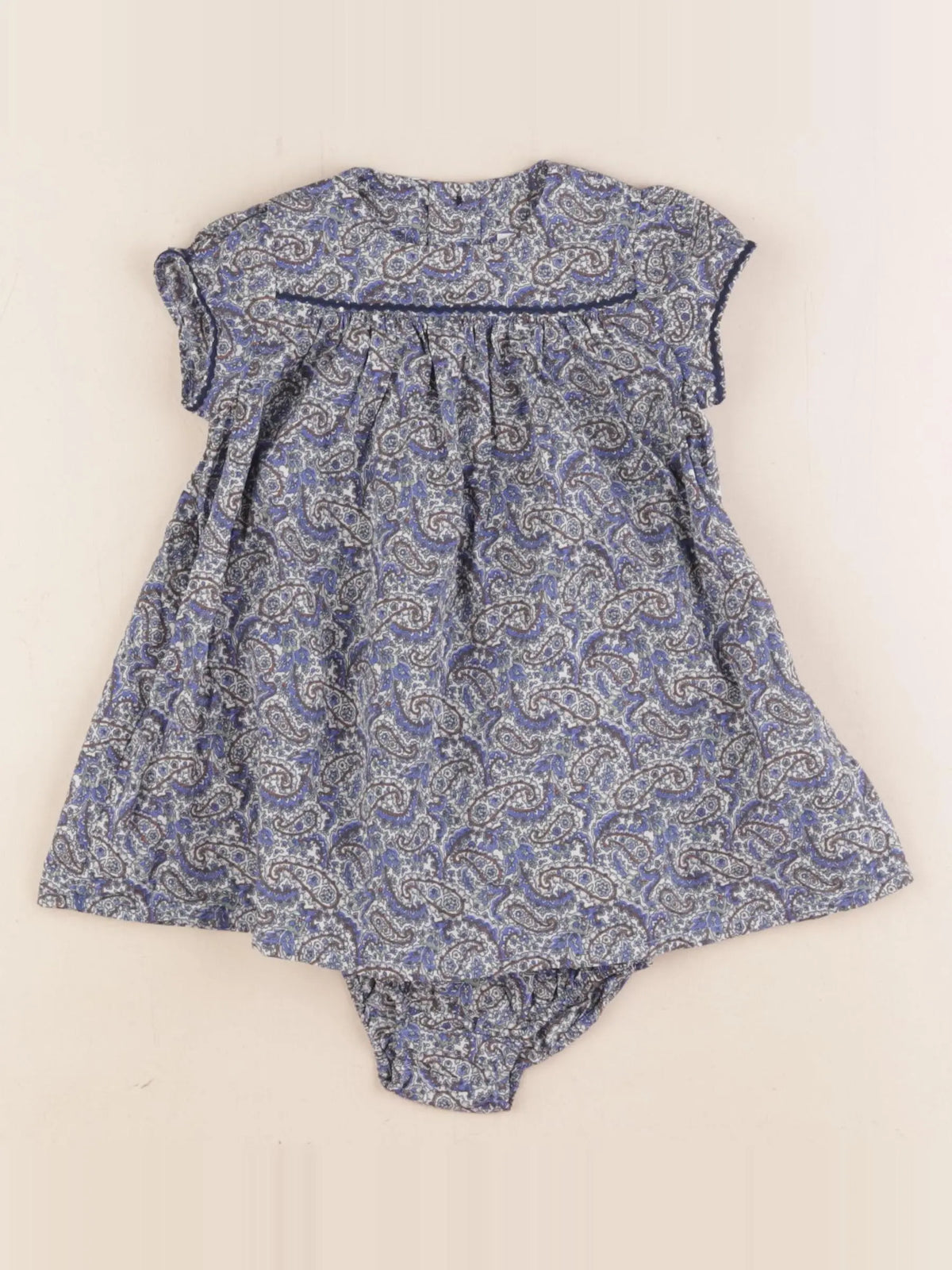 Boutchou - robe bleu - 9 mois