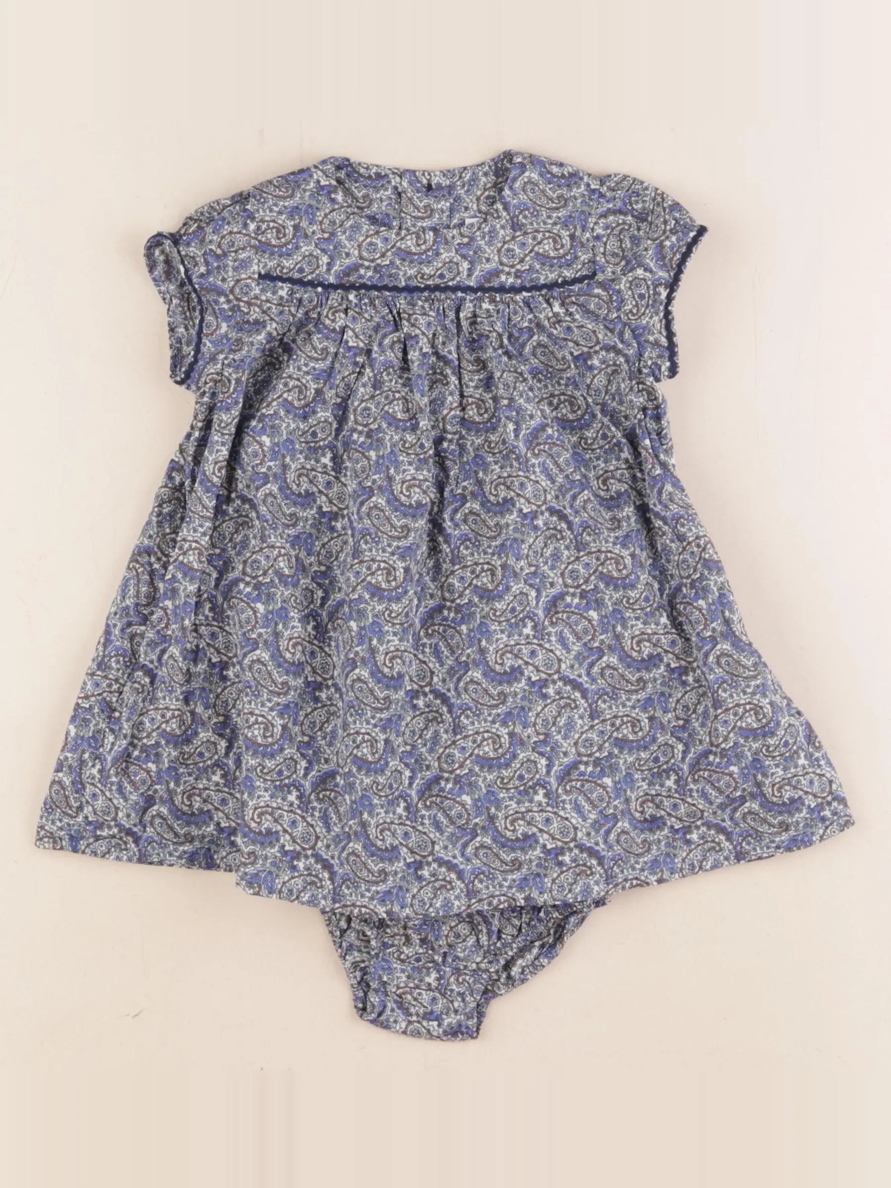 Boutchou - robe bleu - 9 mois