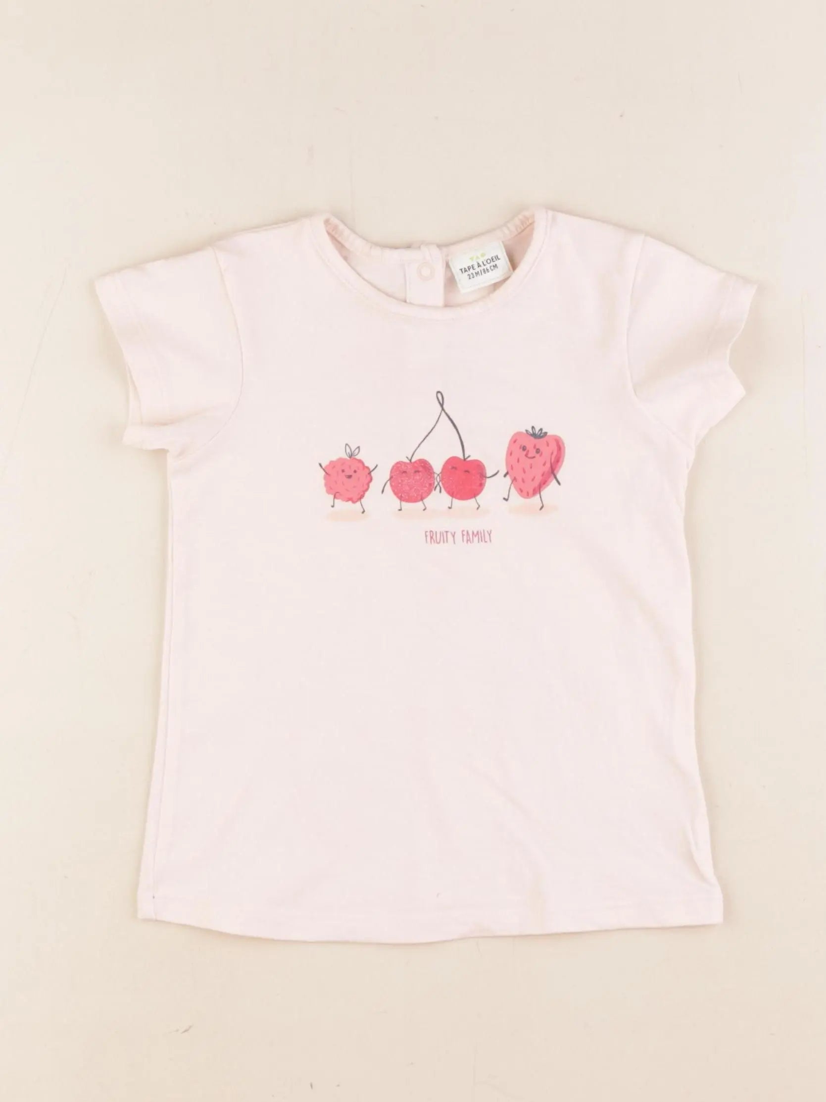 Tape à l'oeil - tee-shirt rose - 2 ans